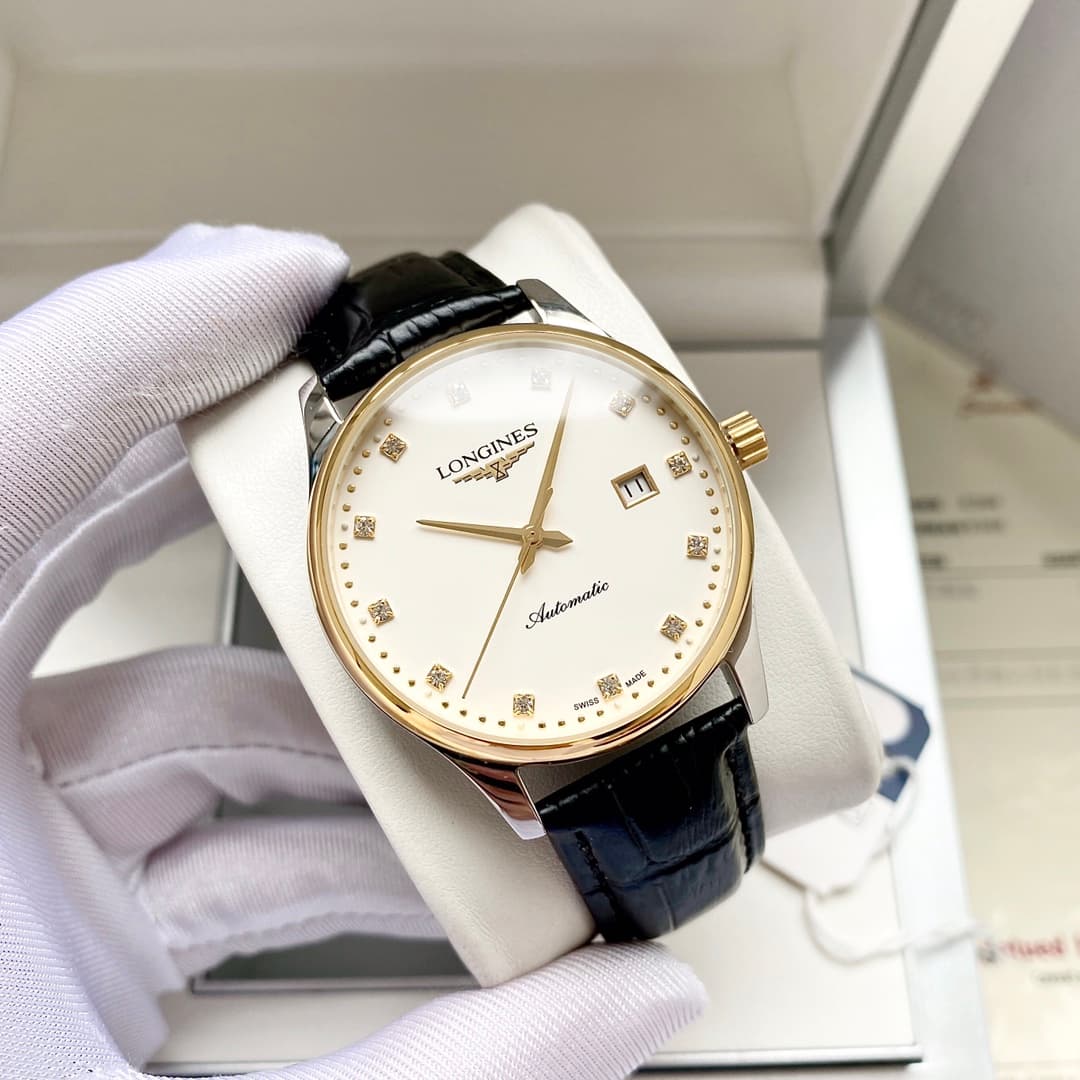 Longines White Watch
