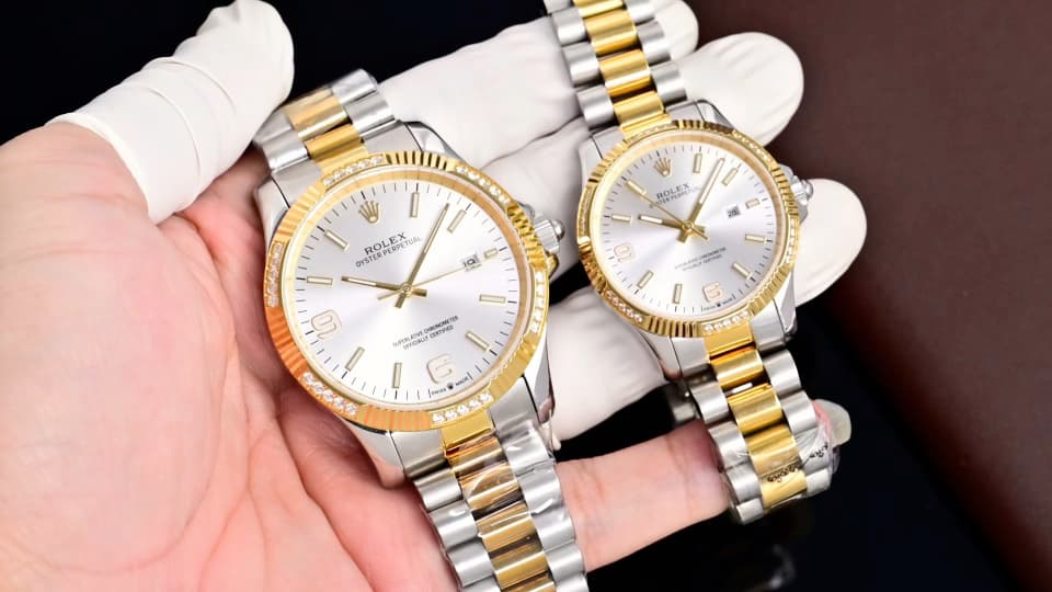 Rolex White Watch