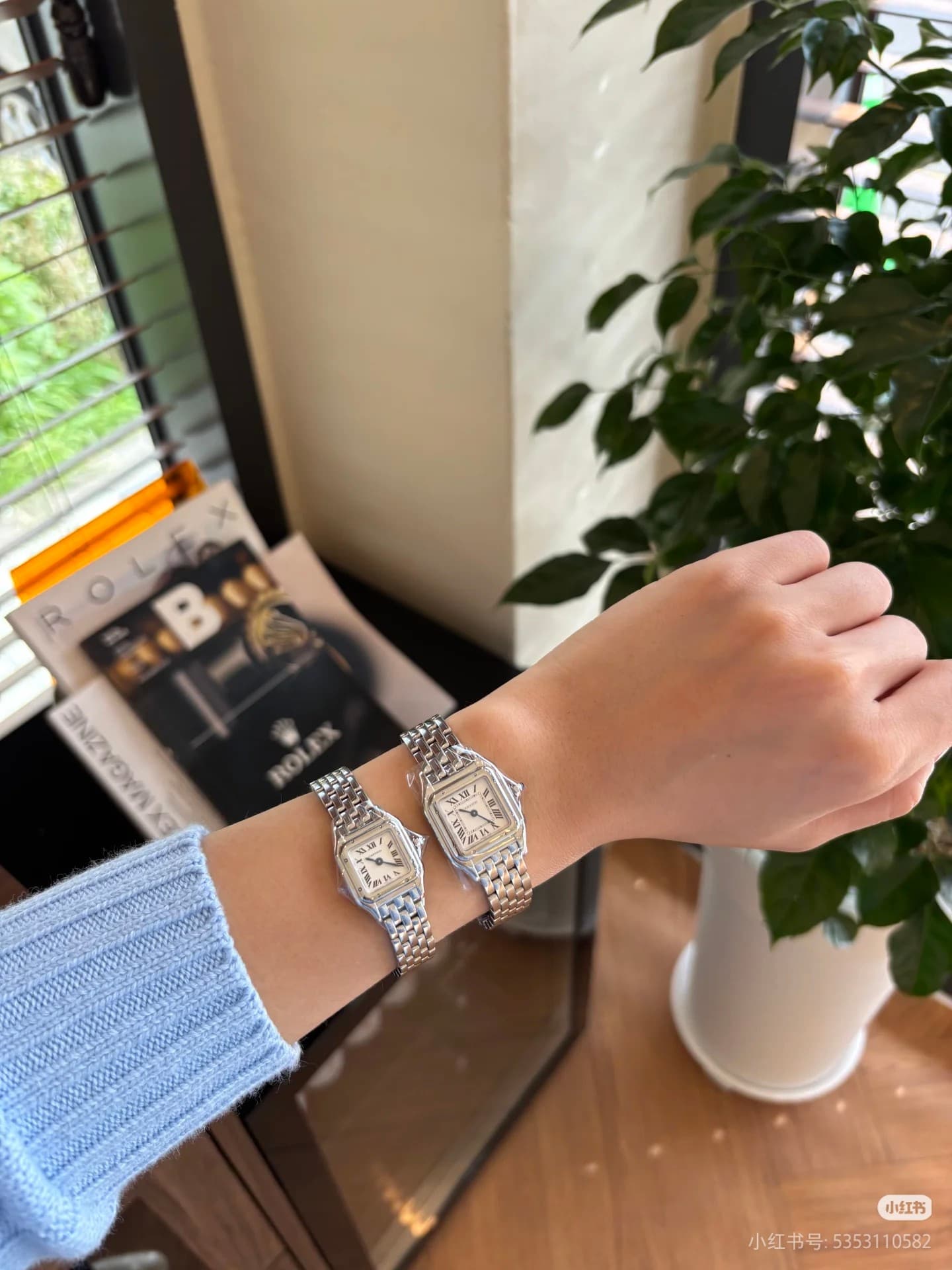 Cartier Blue Mini Watch