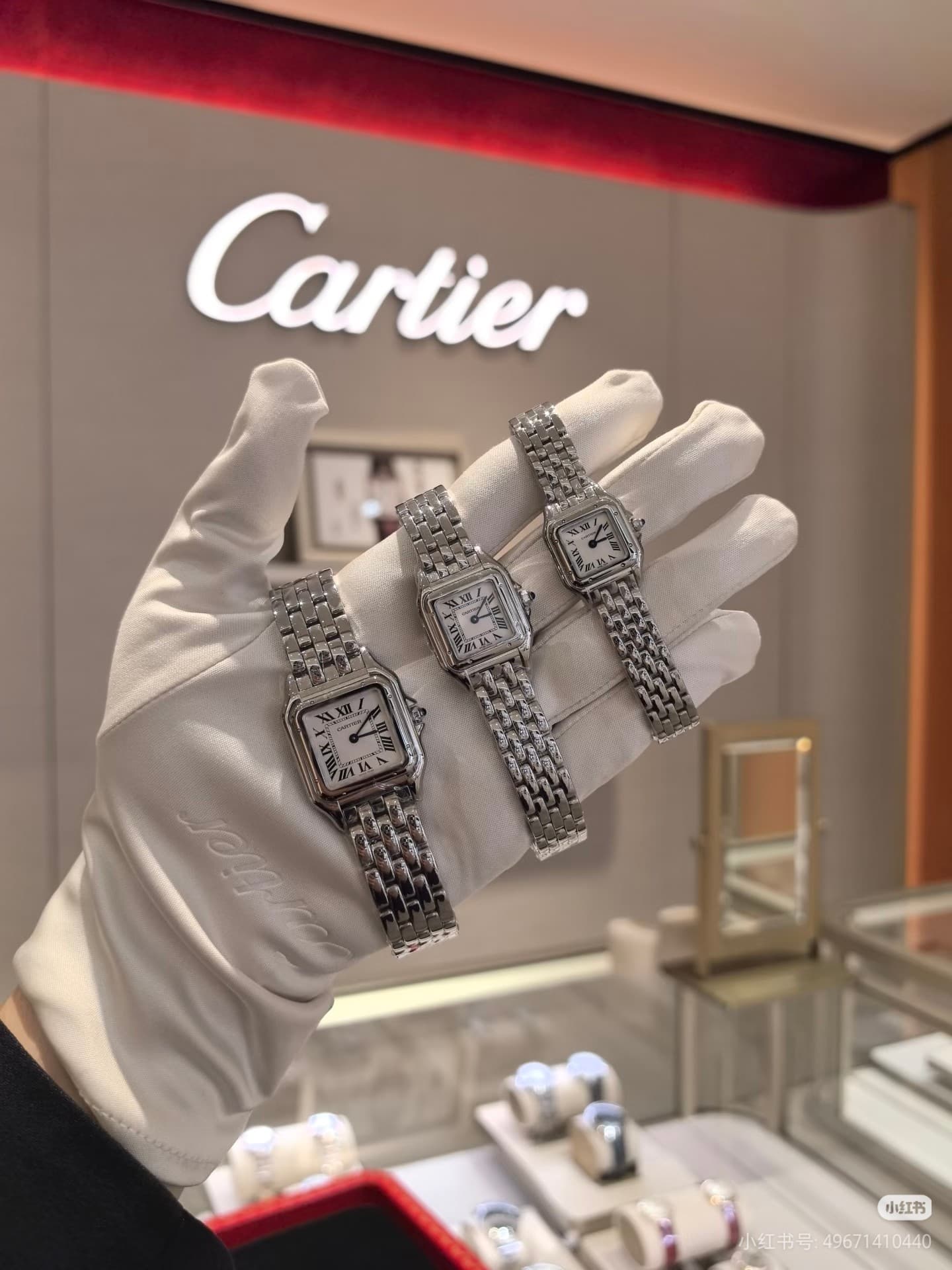 Cartier Blue Mini Watch