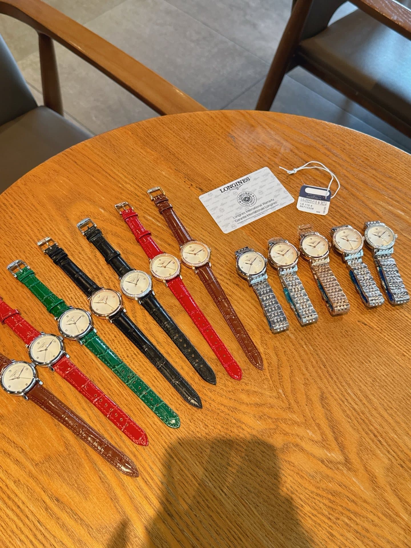 Longines White Watch