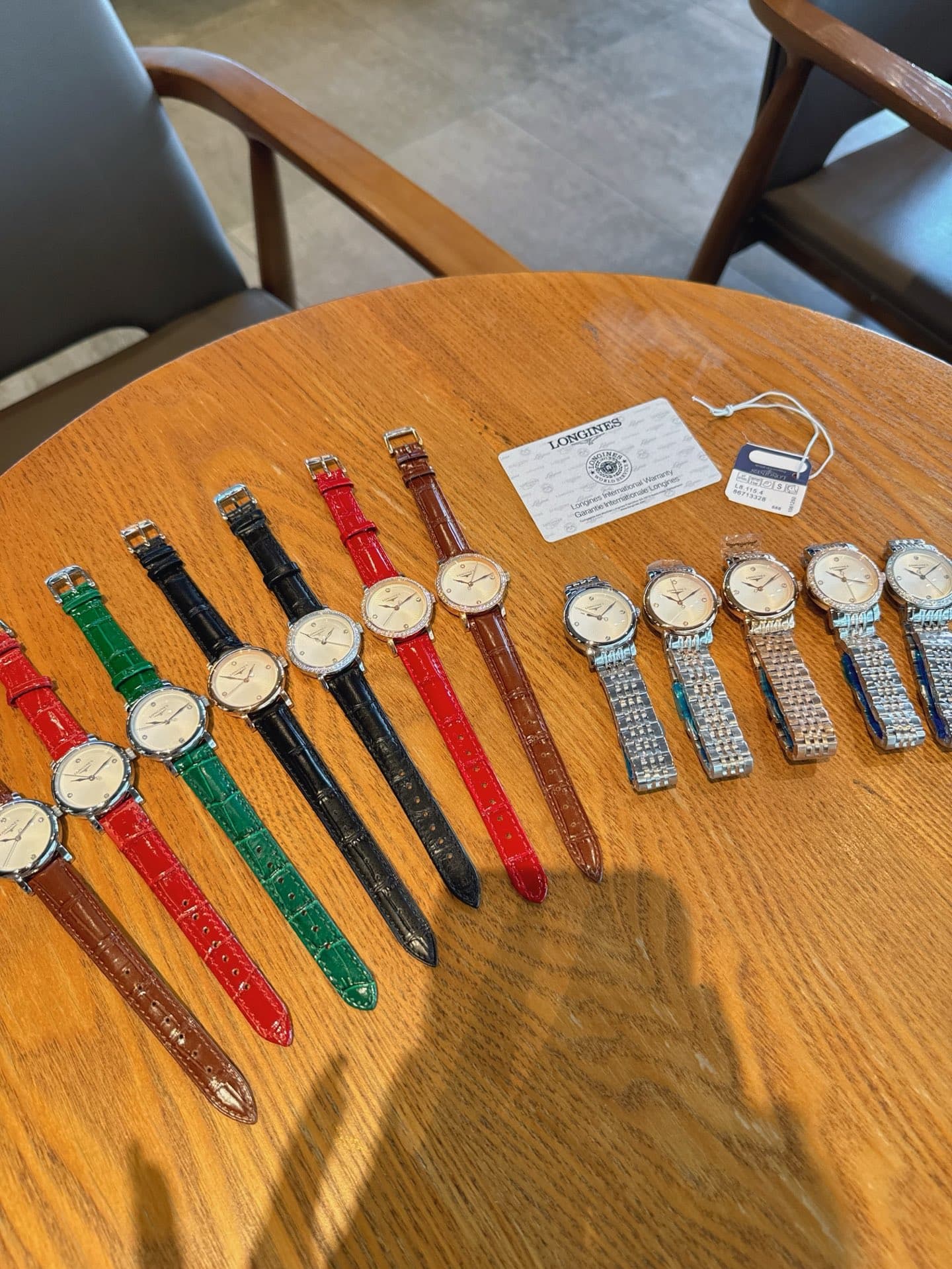 Longines White Watch