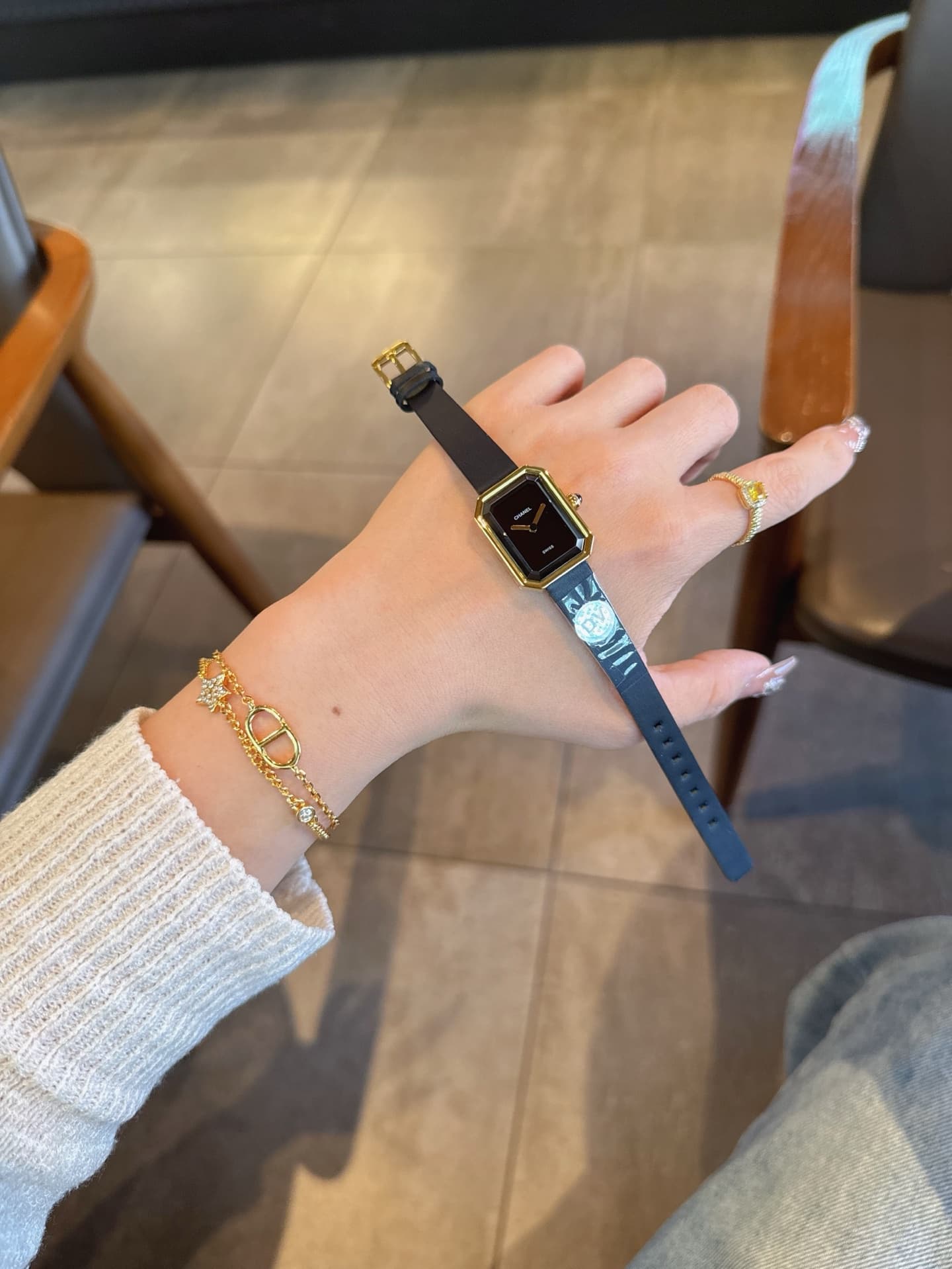 Chanel Black Small Watch H6125