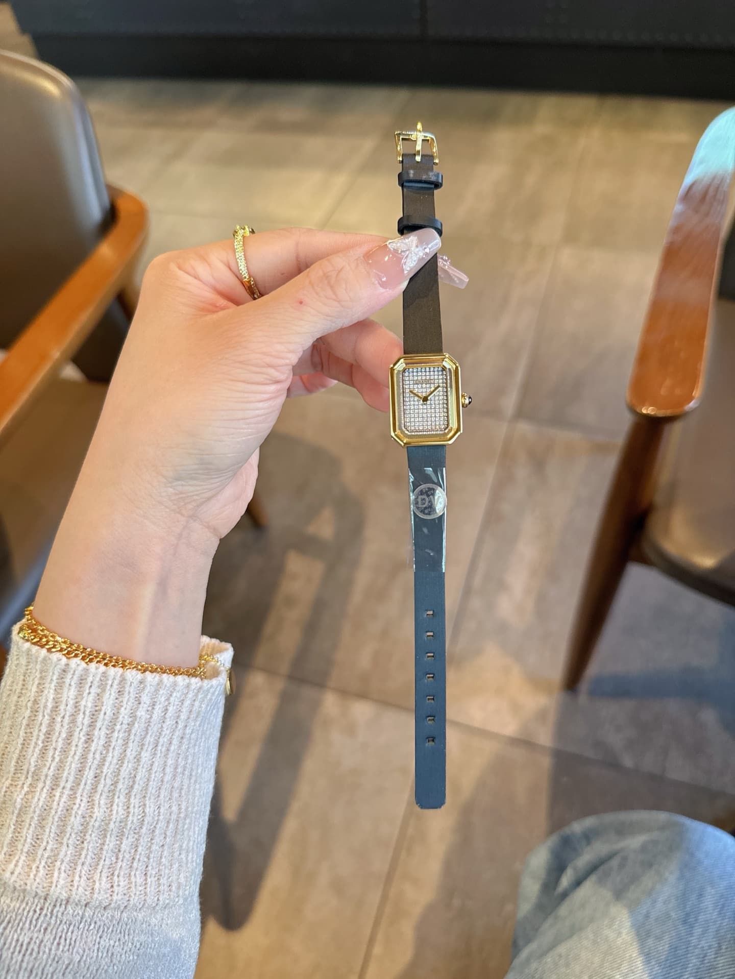 Chanel Black Small Watch H6125