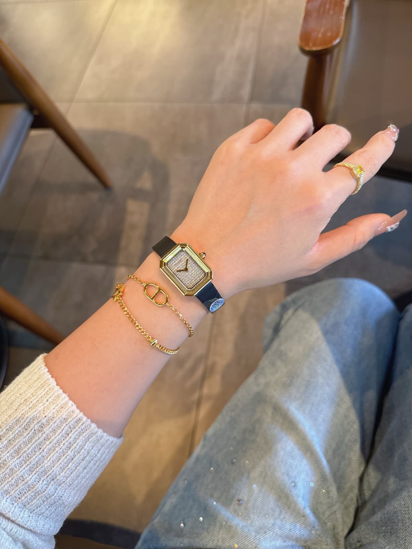 Chanel Black Small Watch H6125