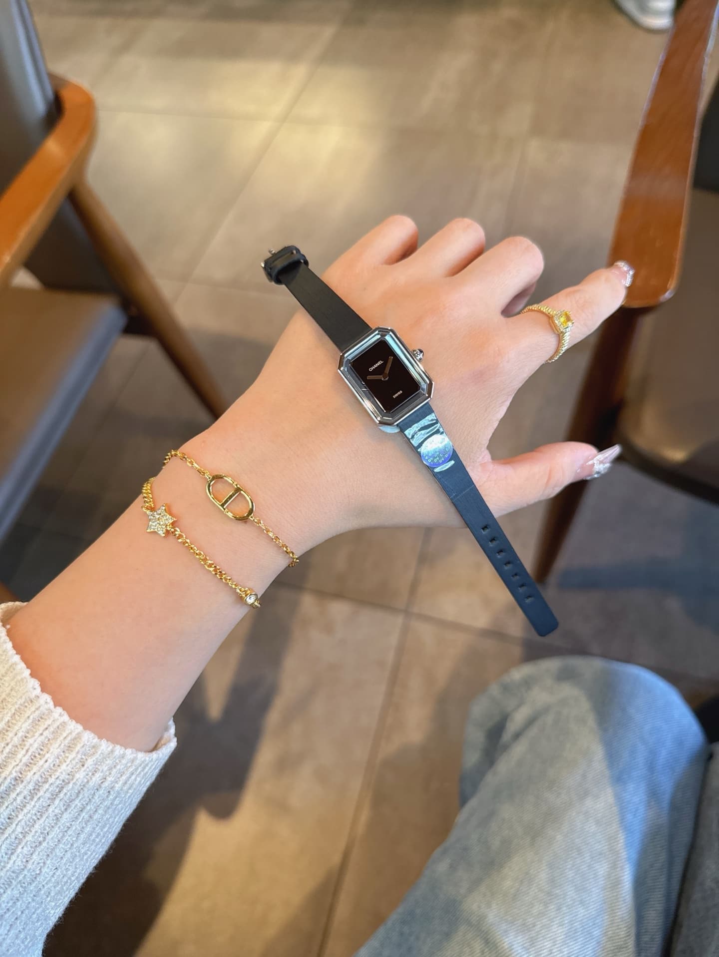 Chanel Black Small Watch H6125