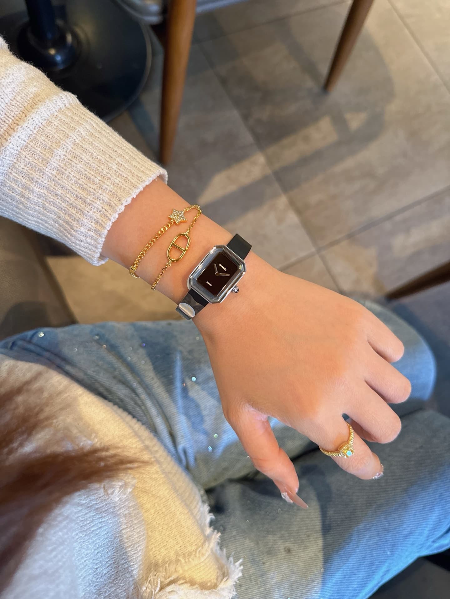 Chanel Black Small Watch H6125
