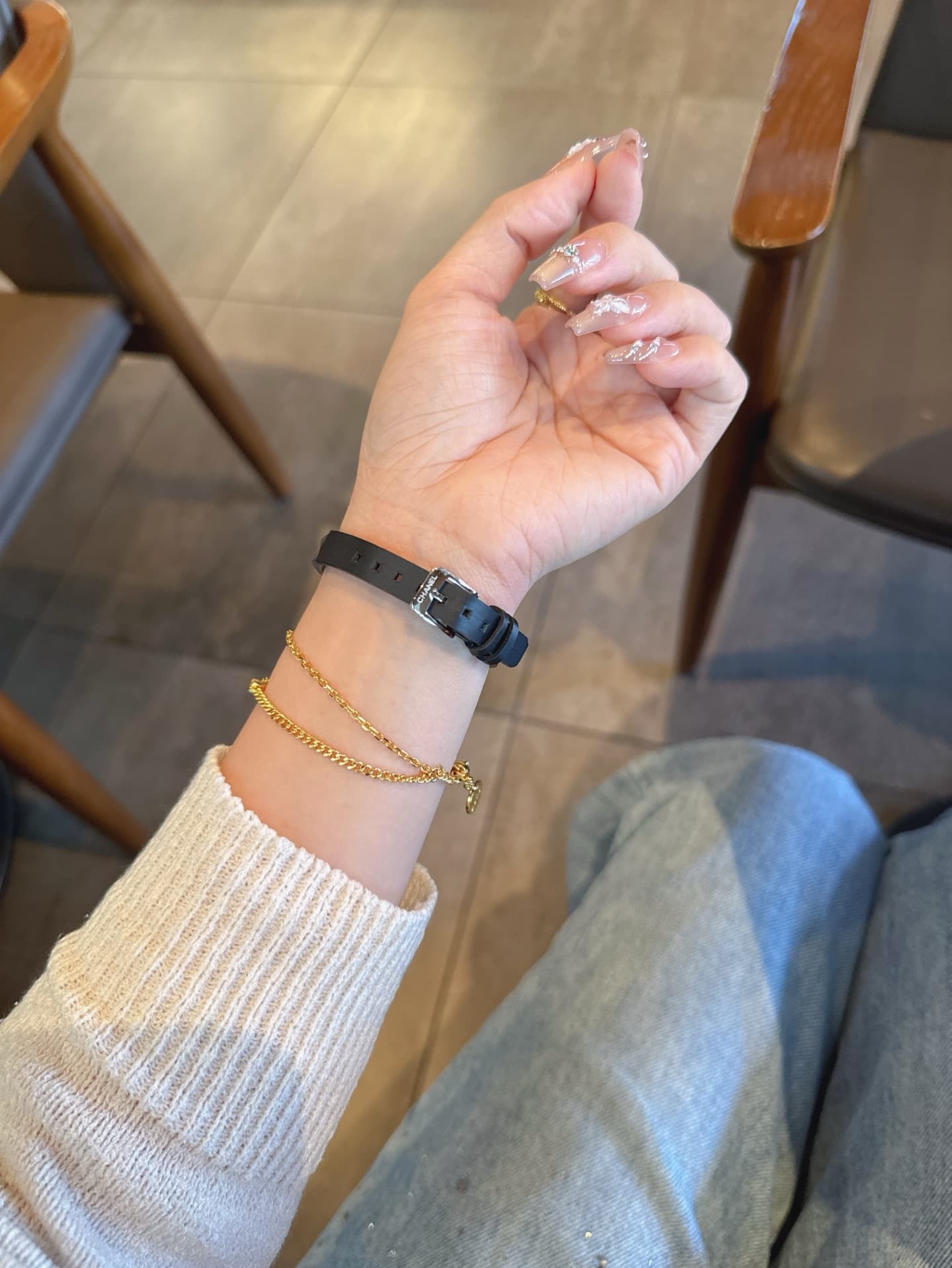 Chanel Black Small Watch H6125