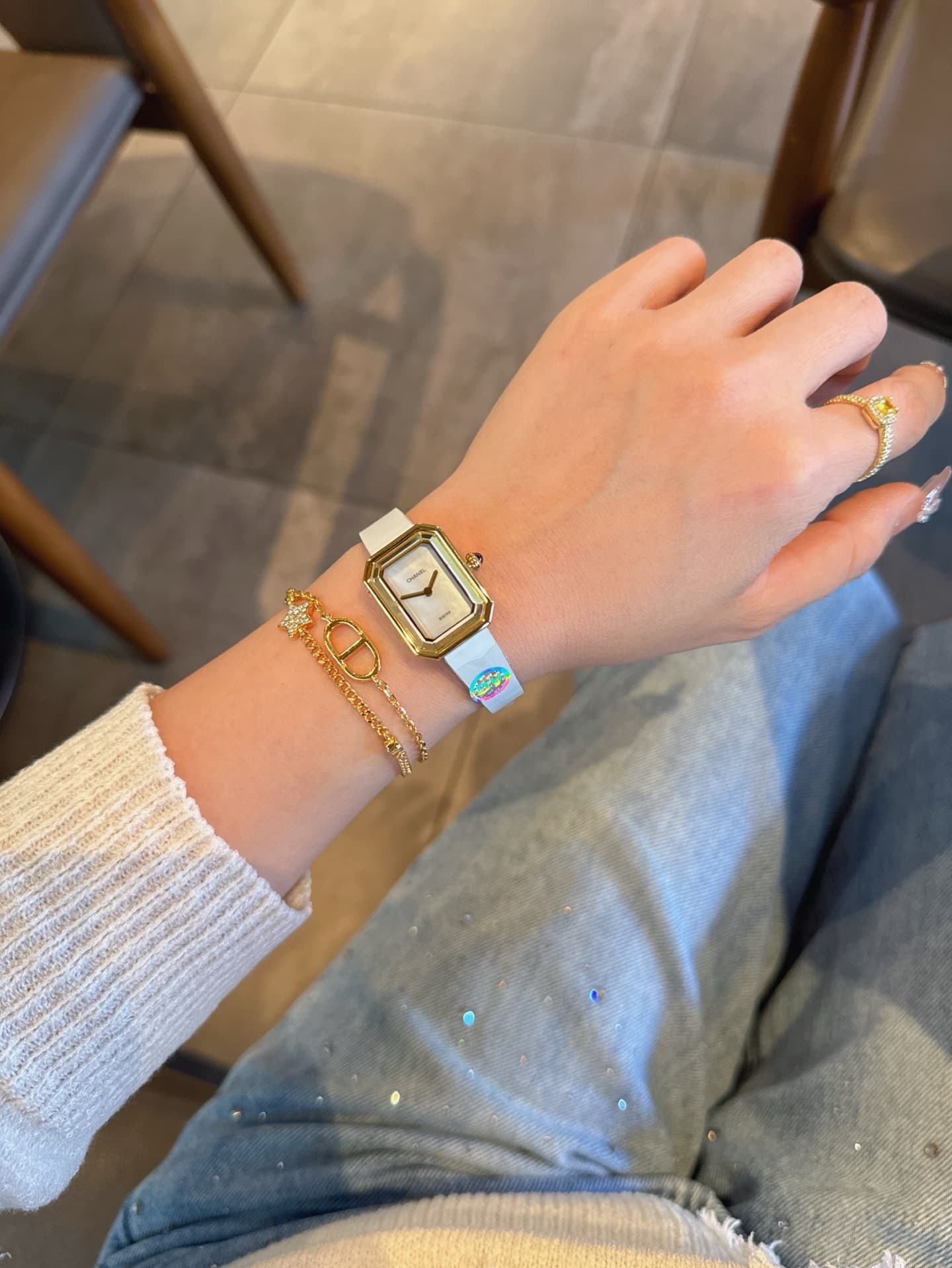 Chanel Black Small Watch H6125