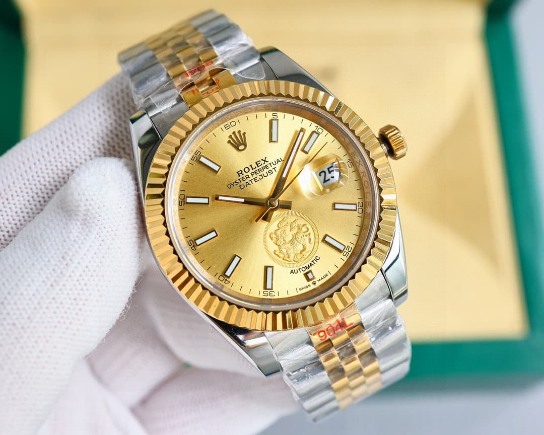 Rolex White Watch