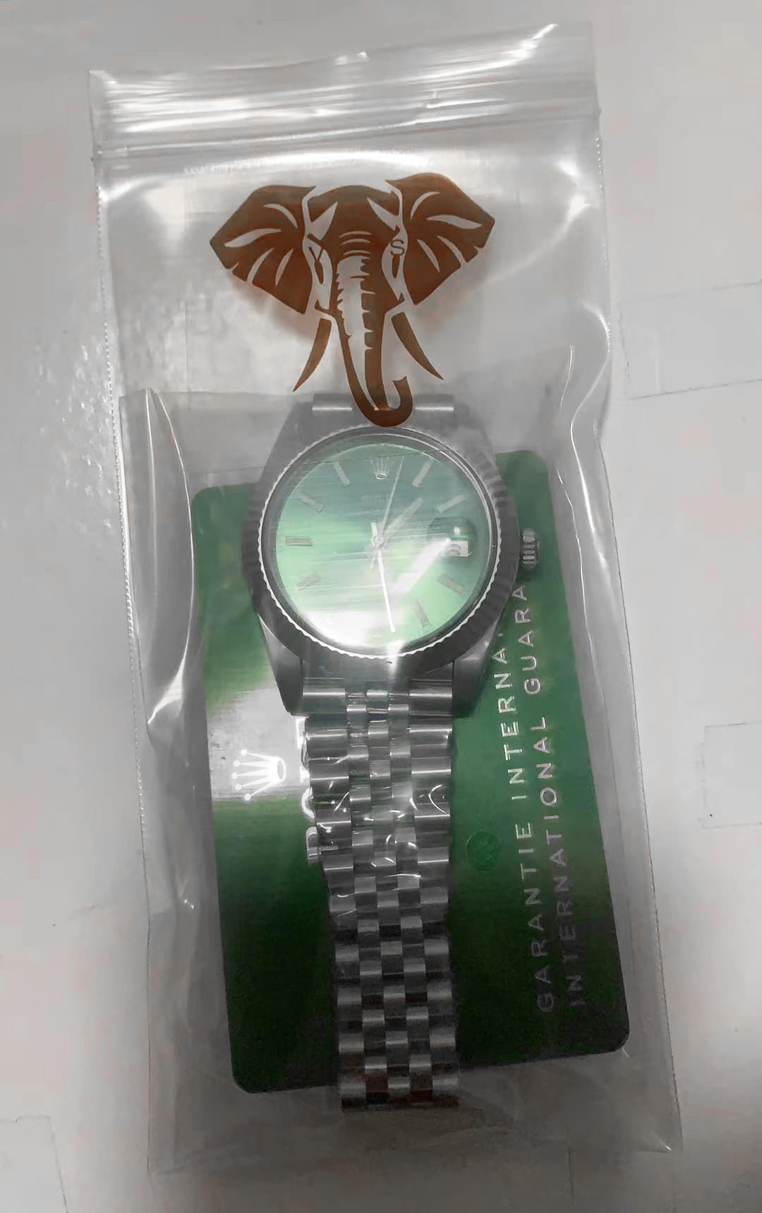 Rolex Blue Watch