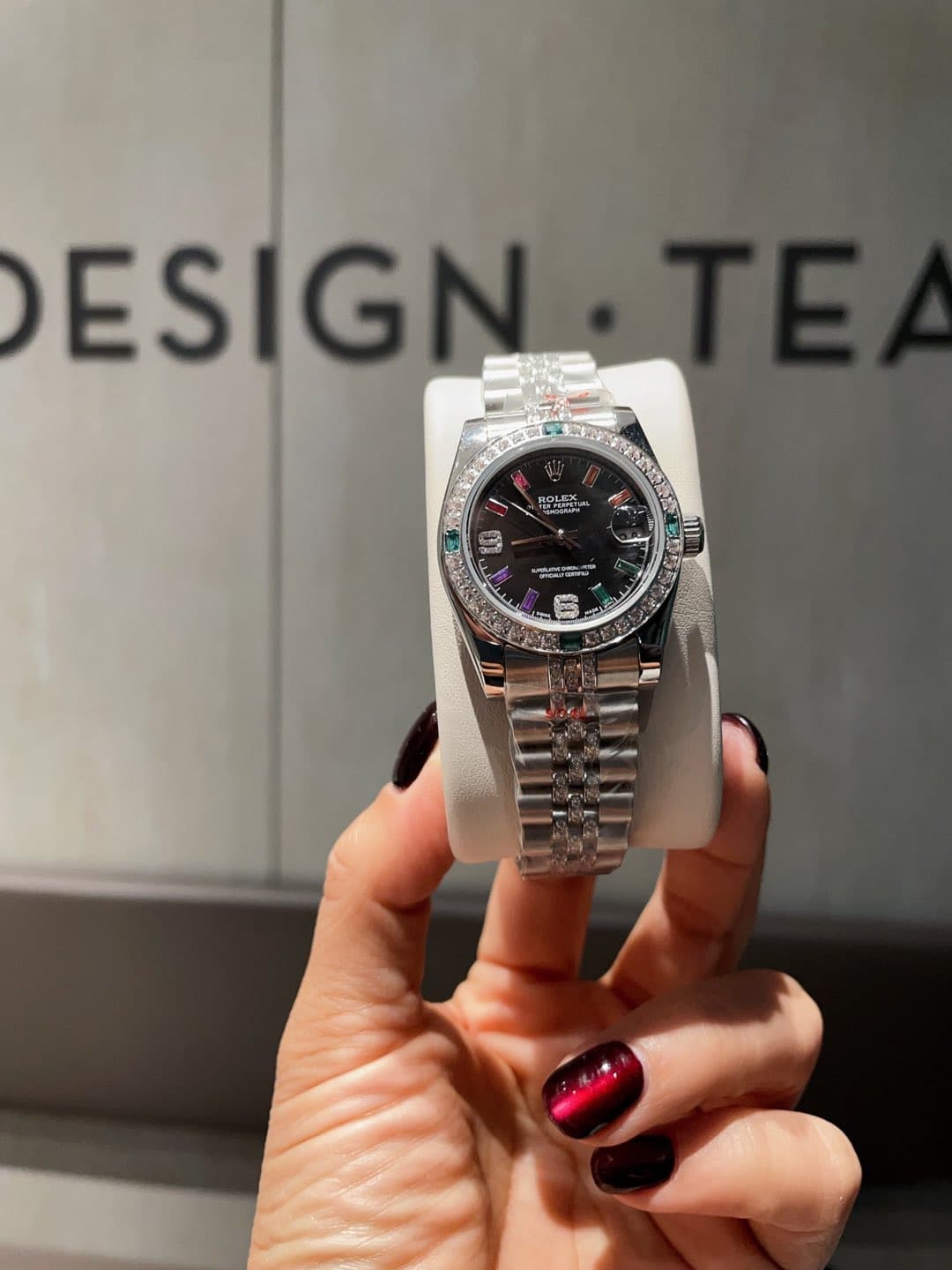 Rolex White Watch