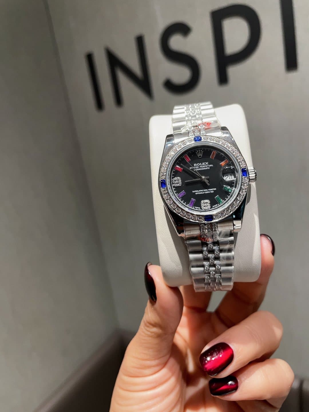 Rolex White Watch