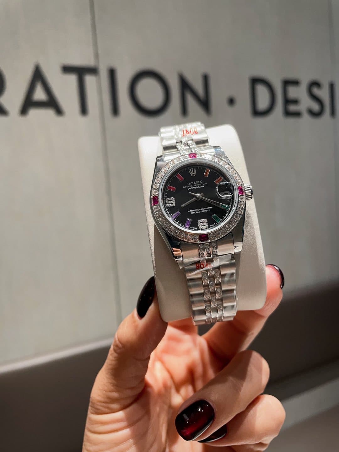 Rolex White Watch