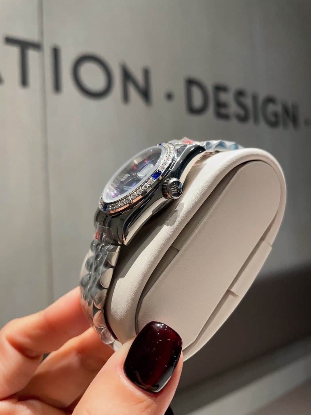 Rolex White Watch