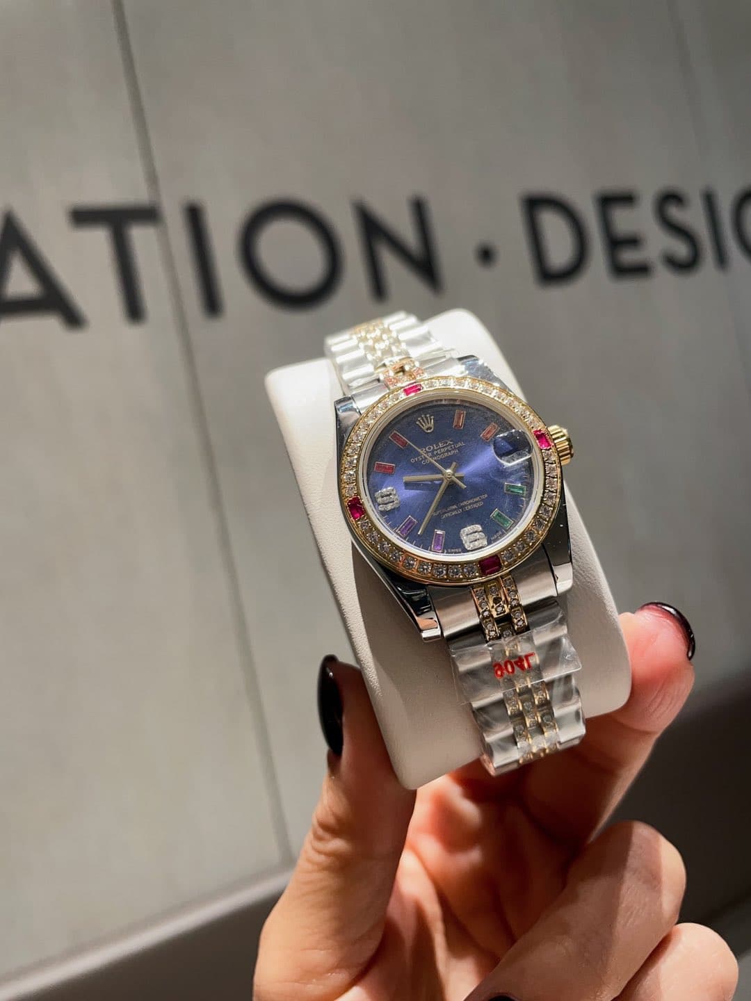 Rolex White Watch