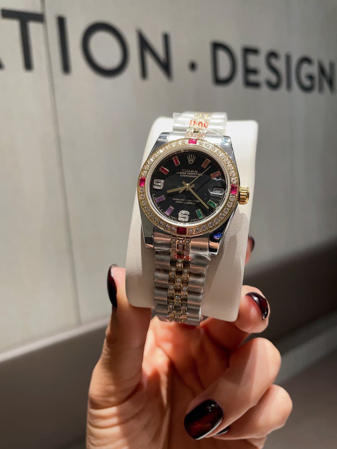 Rolex White Watch