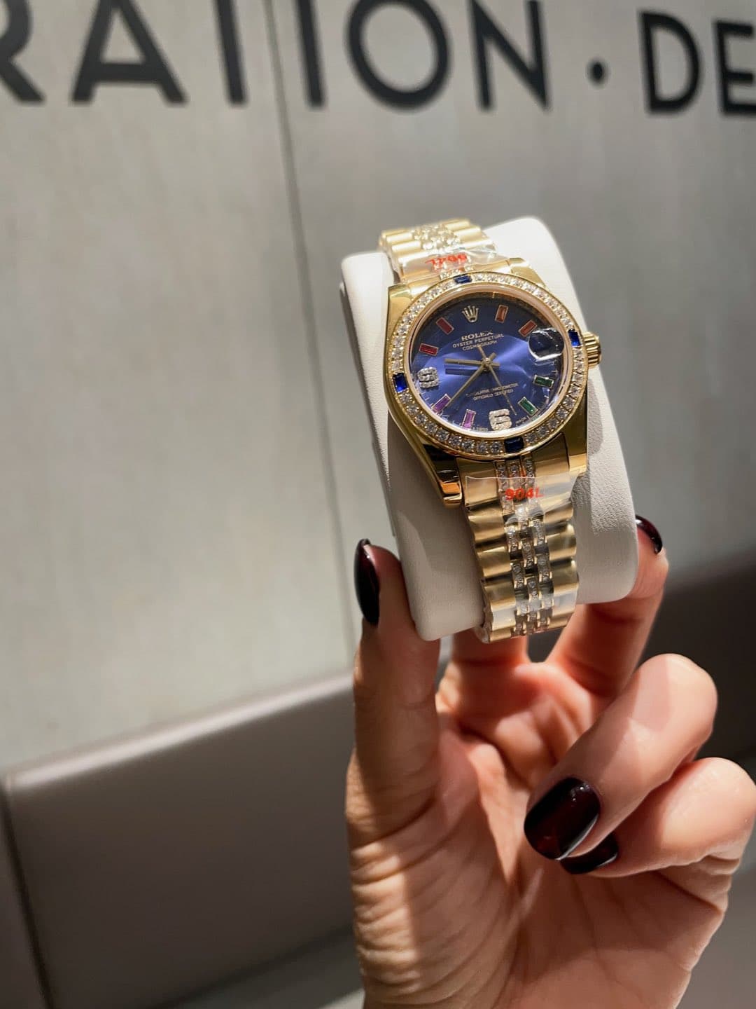 Rolex White Watch