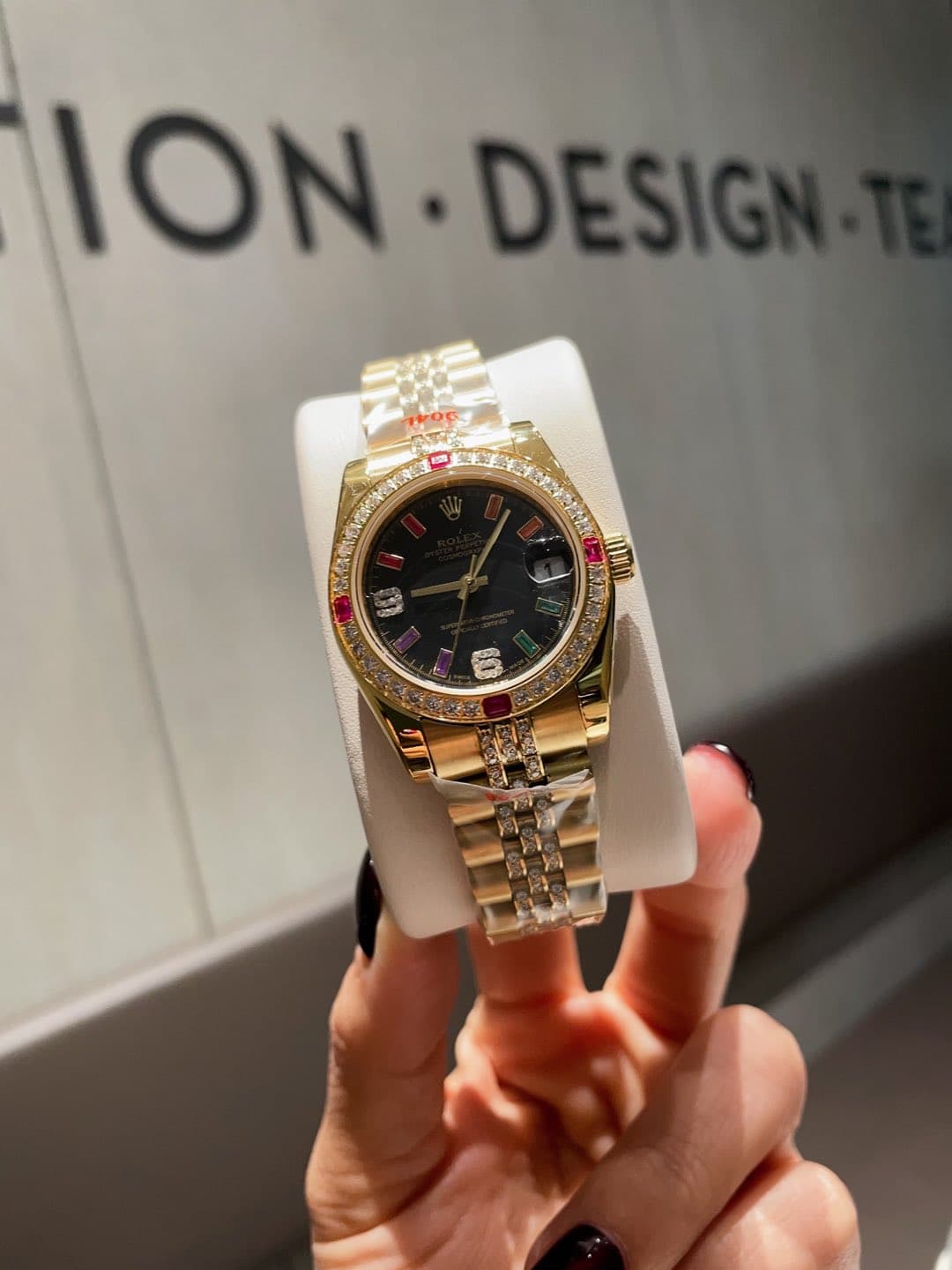 Rolex White Watch