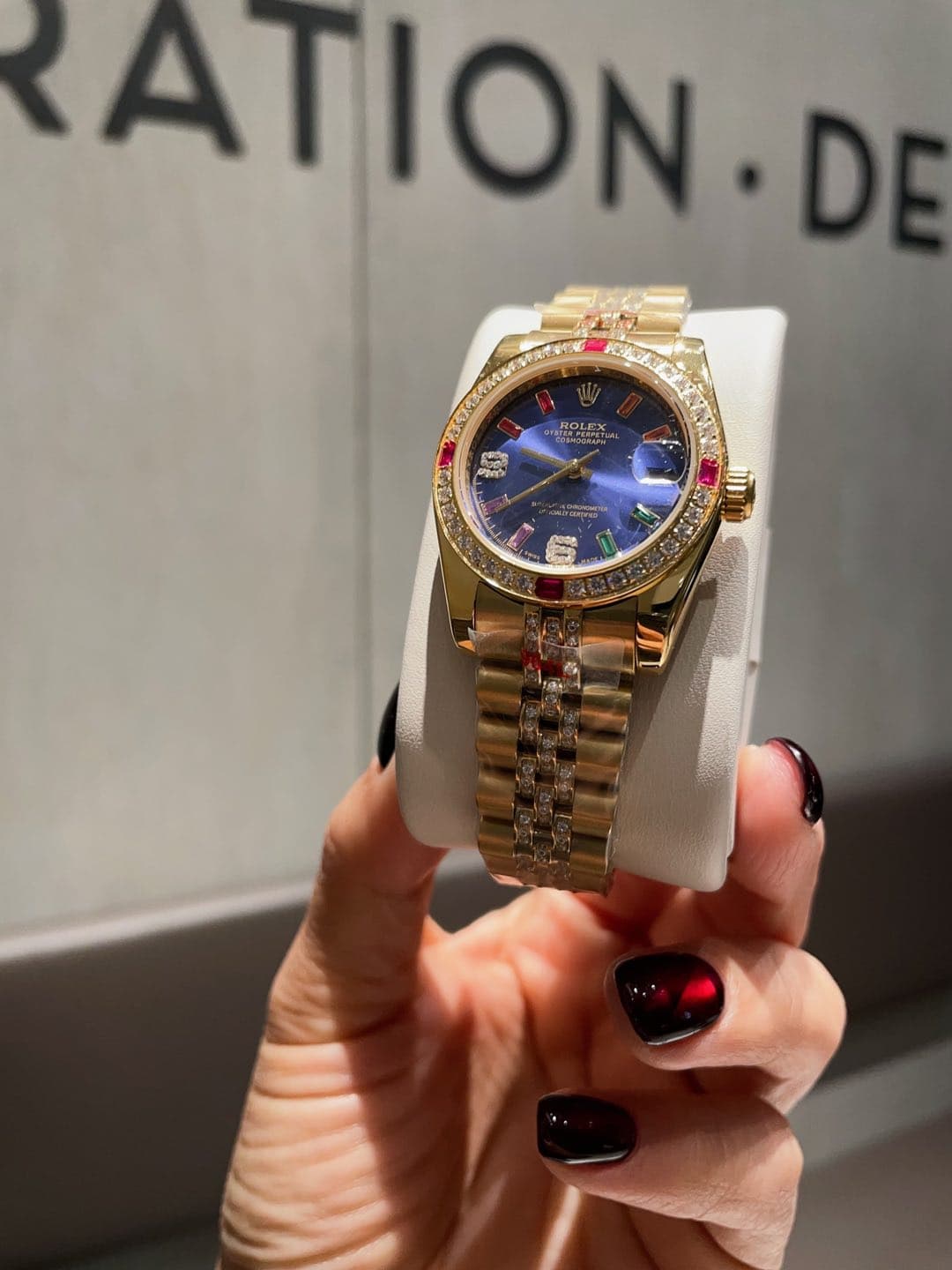 Rolex White Watch