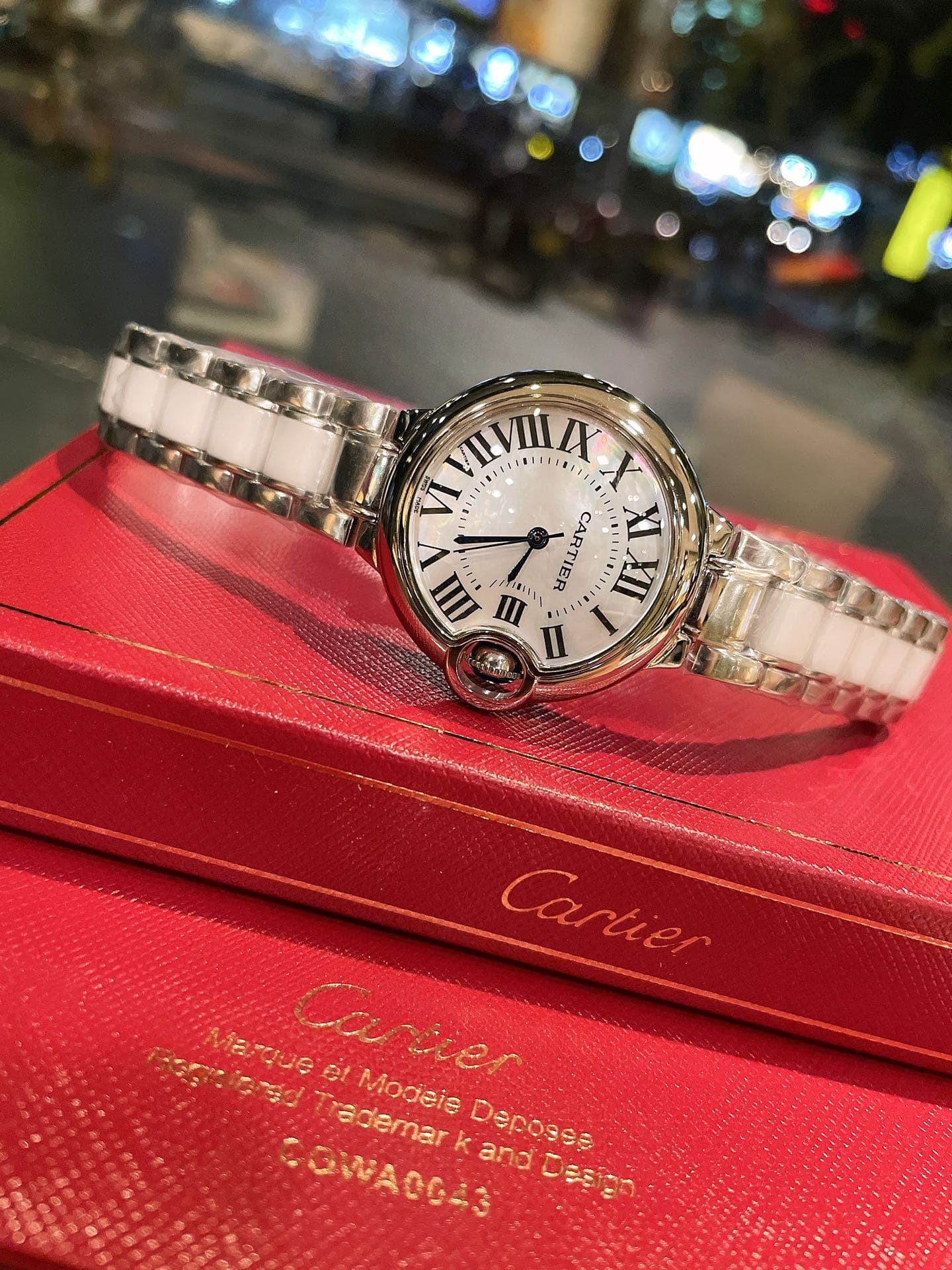 Cartier White Belt