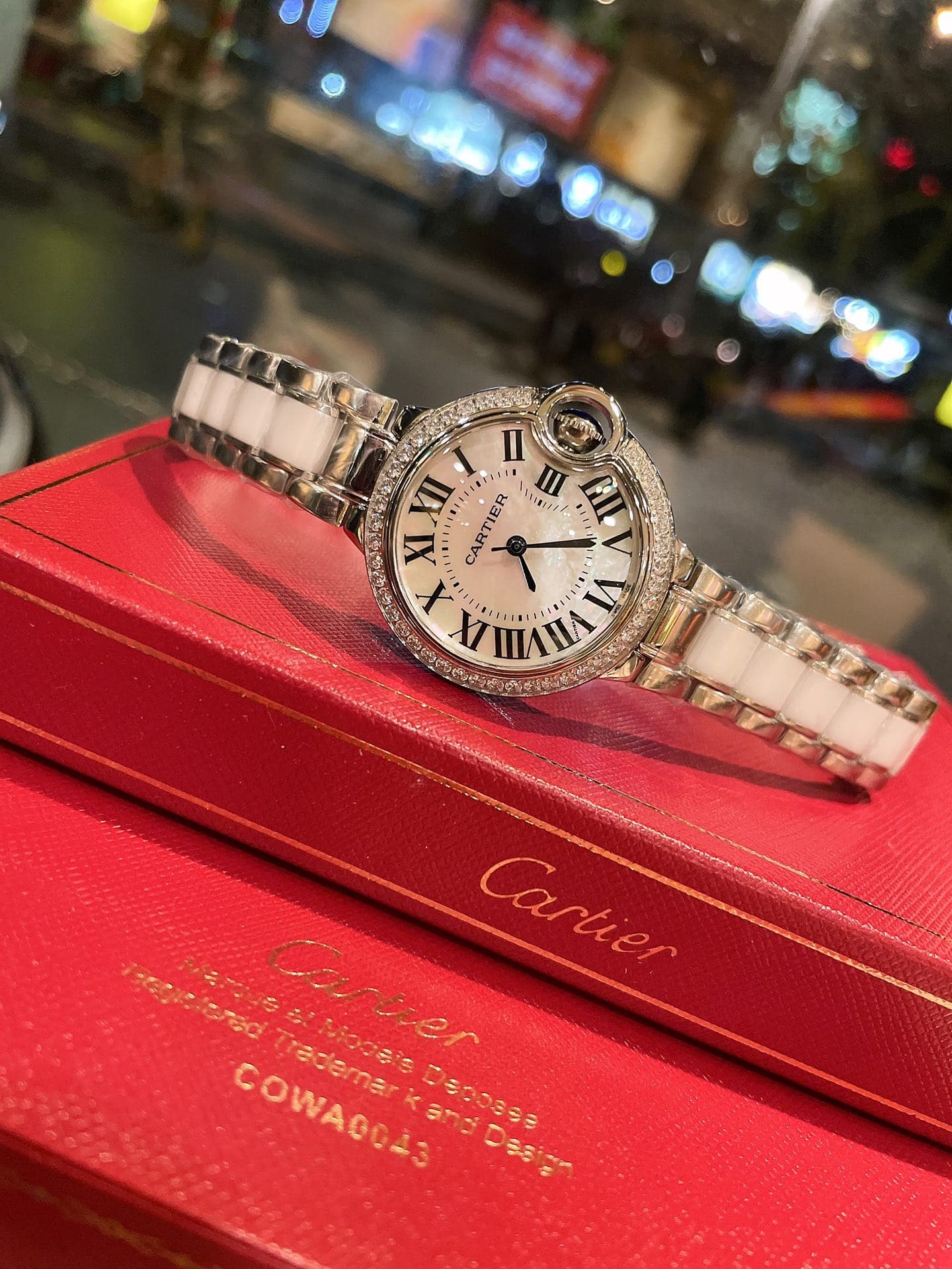 Cartier White Watch
