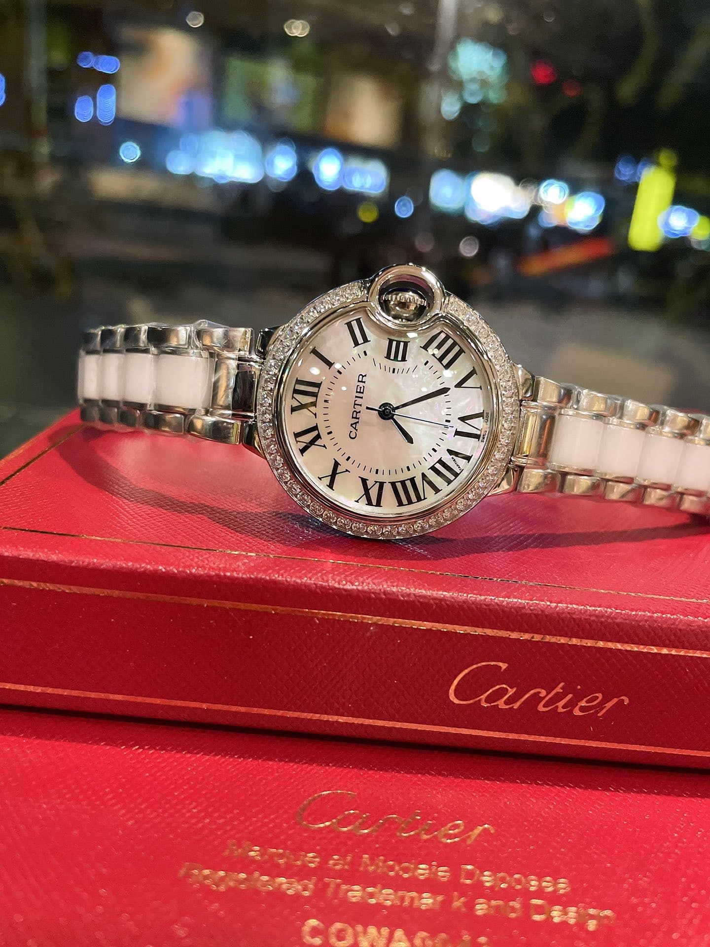 Cartier White Belt
