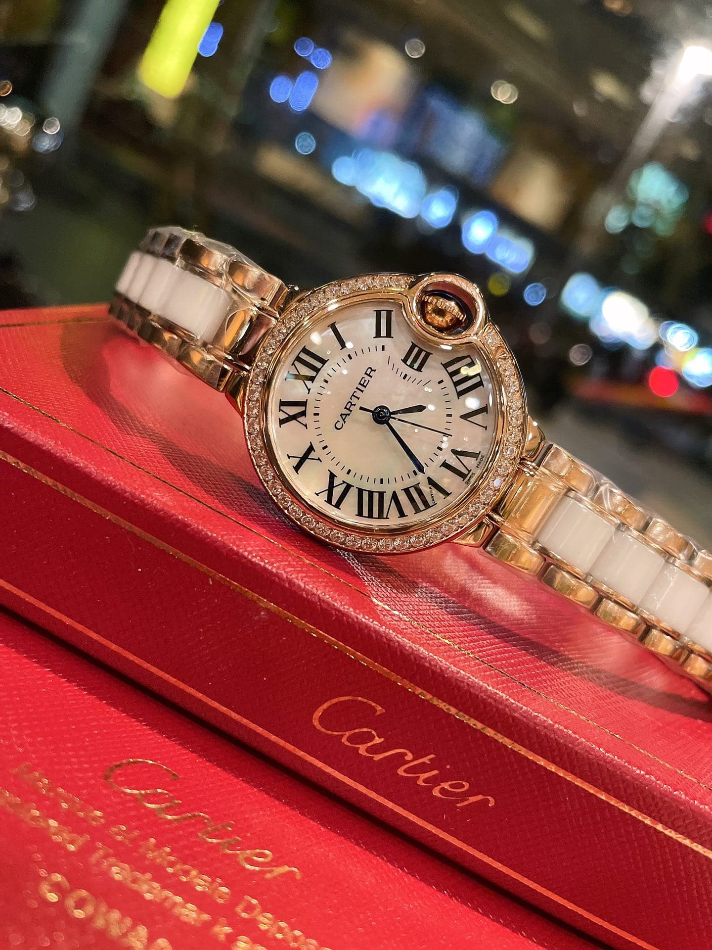 Cartier White Belt