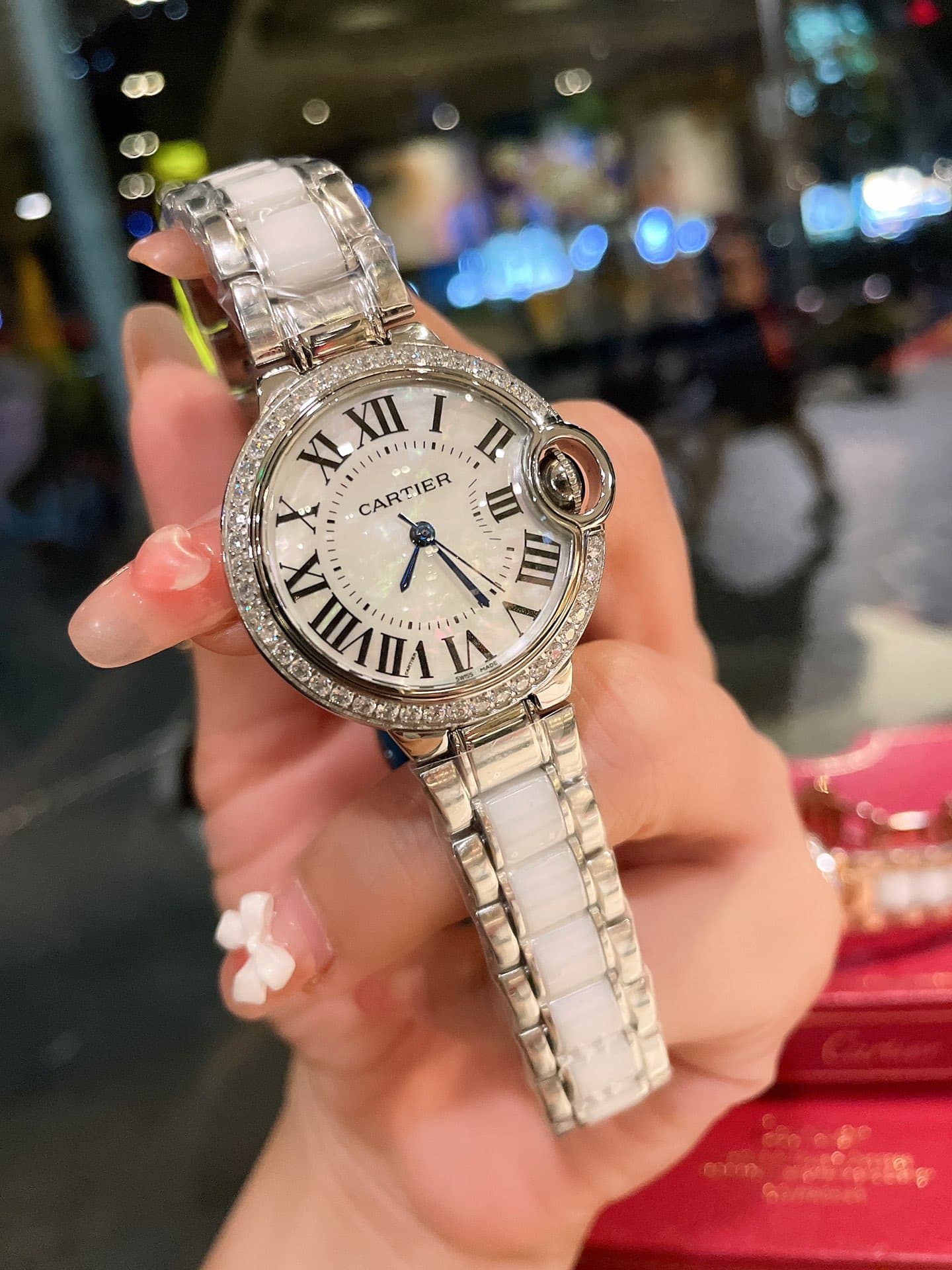 Cartier White Belt