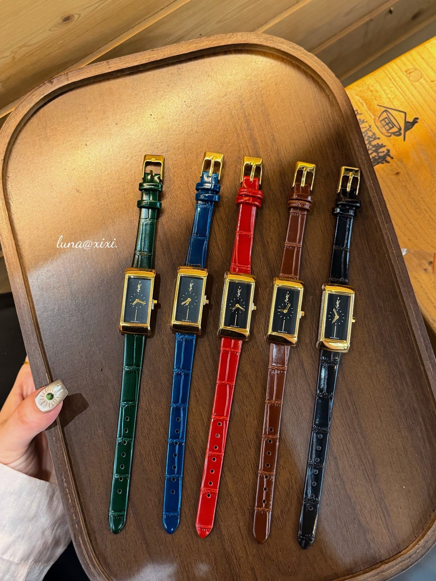 Saint Laurent Red Belt