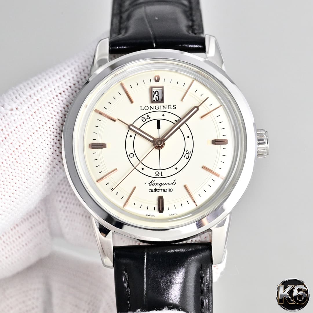 Longines White Watch