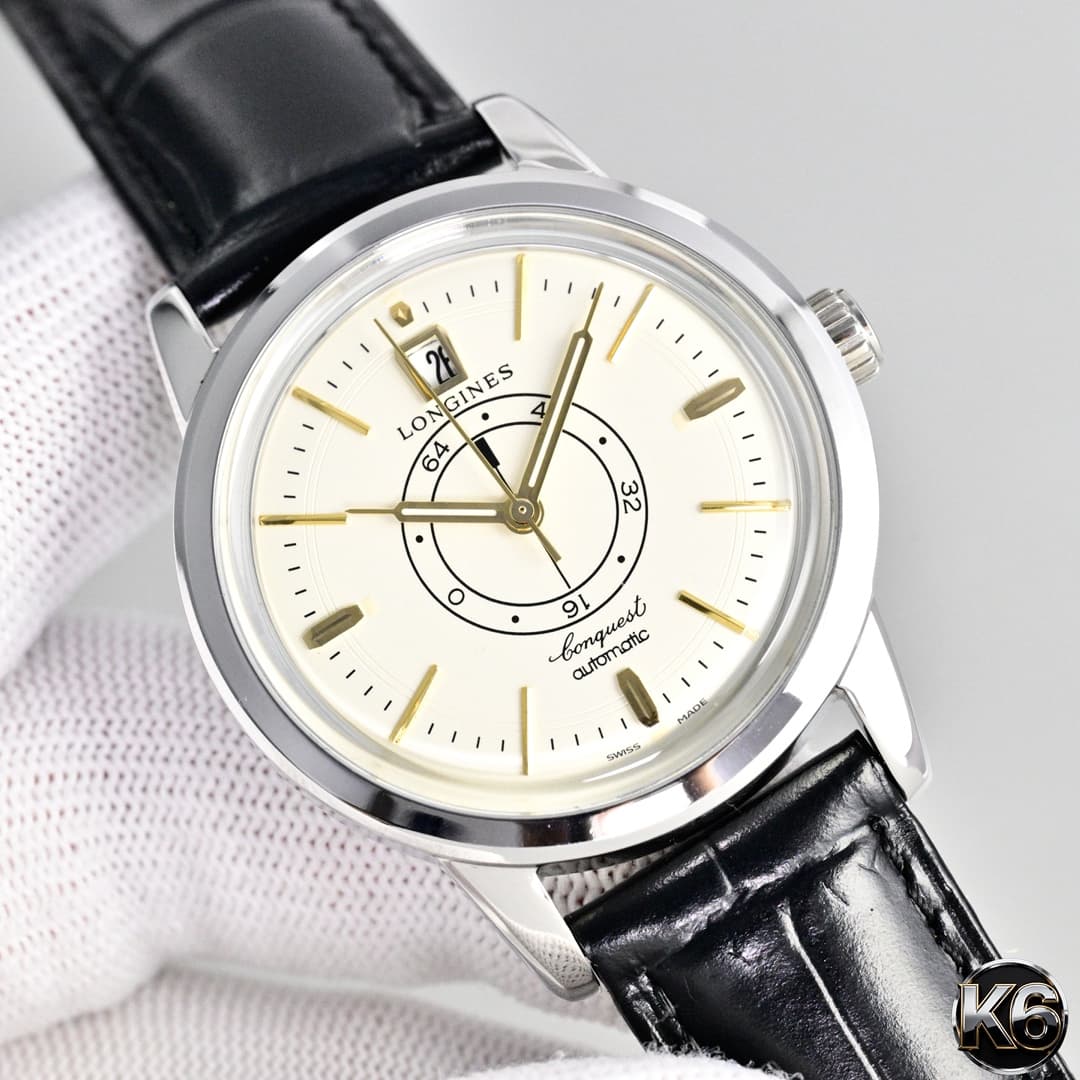Longines White Watch