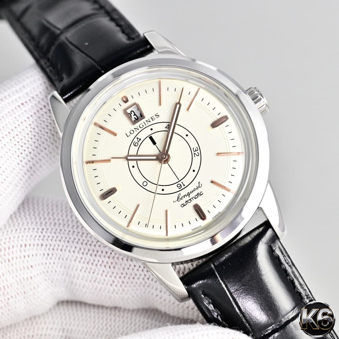 Longines White Watch