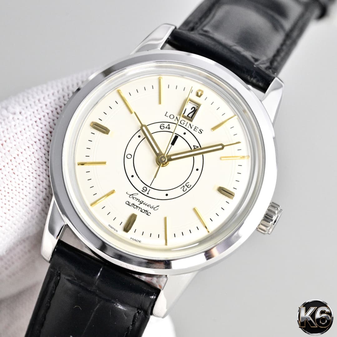 Longines White Watch