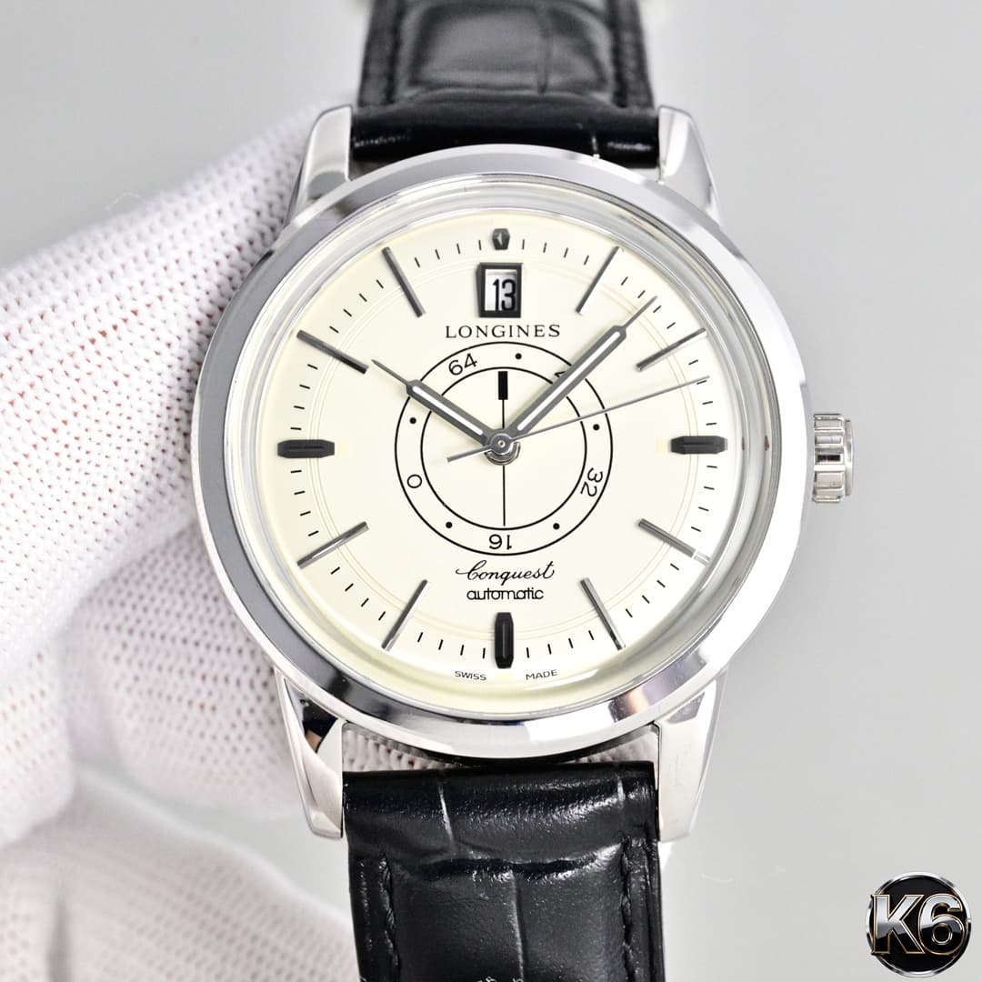 Longines White Watch