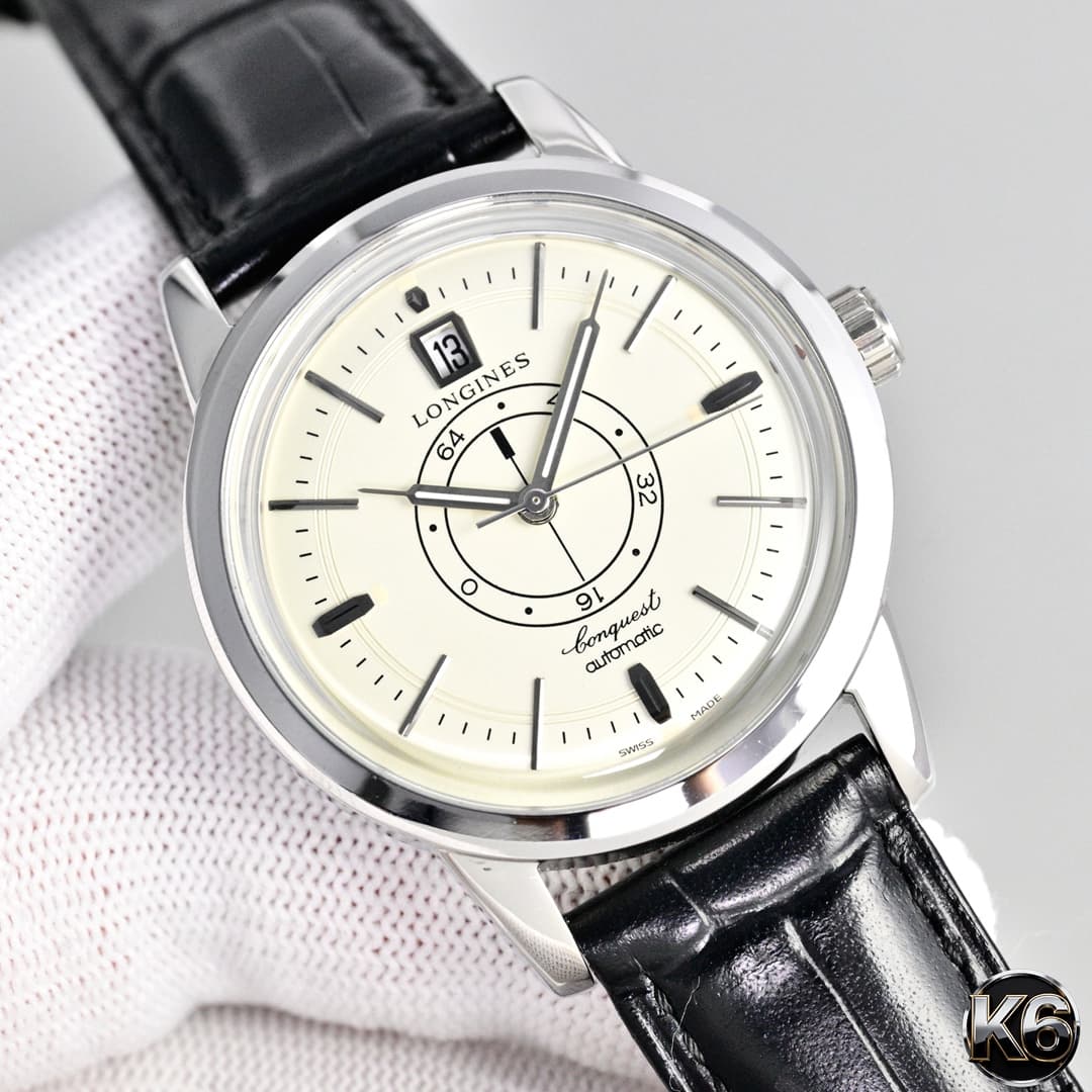 Longines White Watch