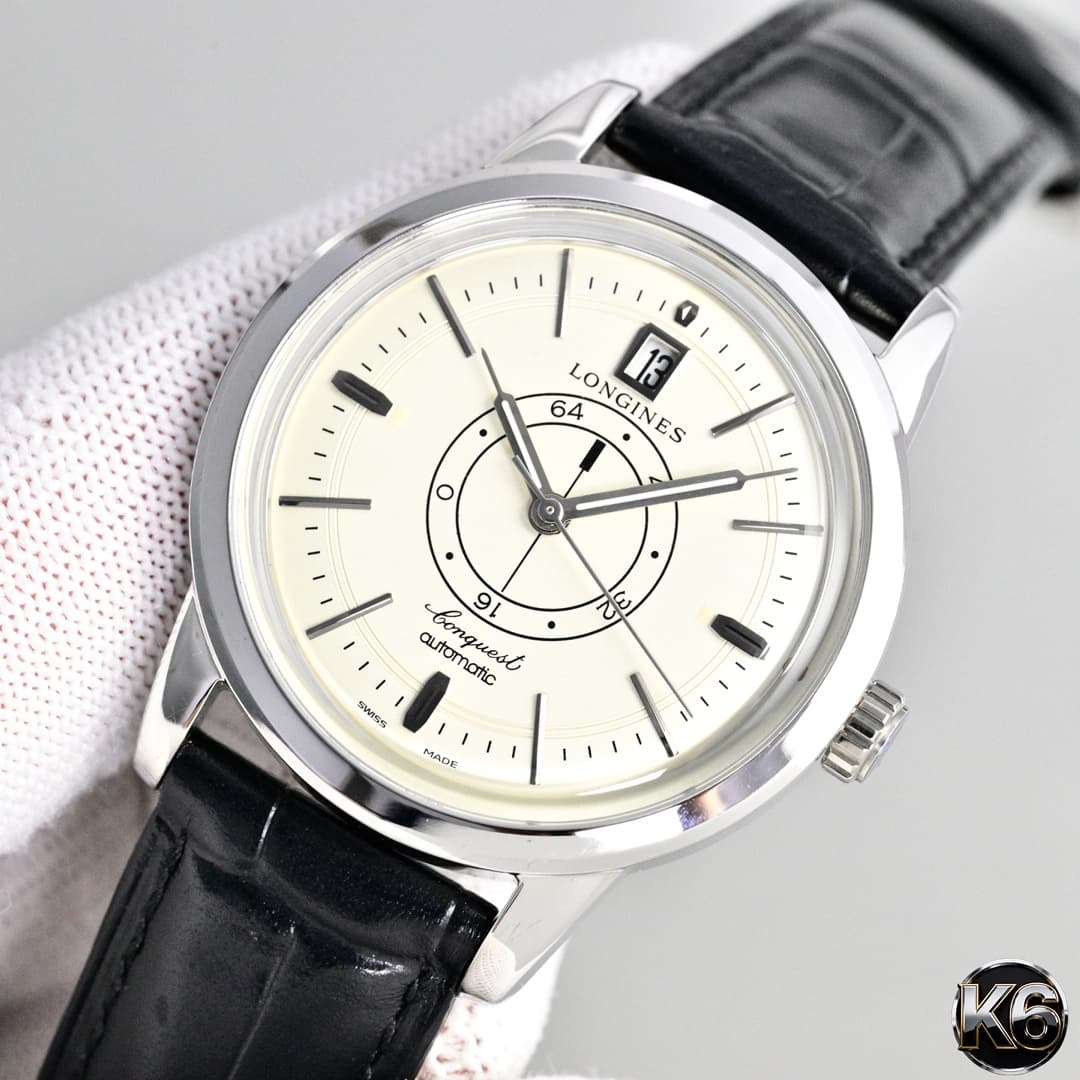 Longines White Watch