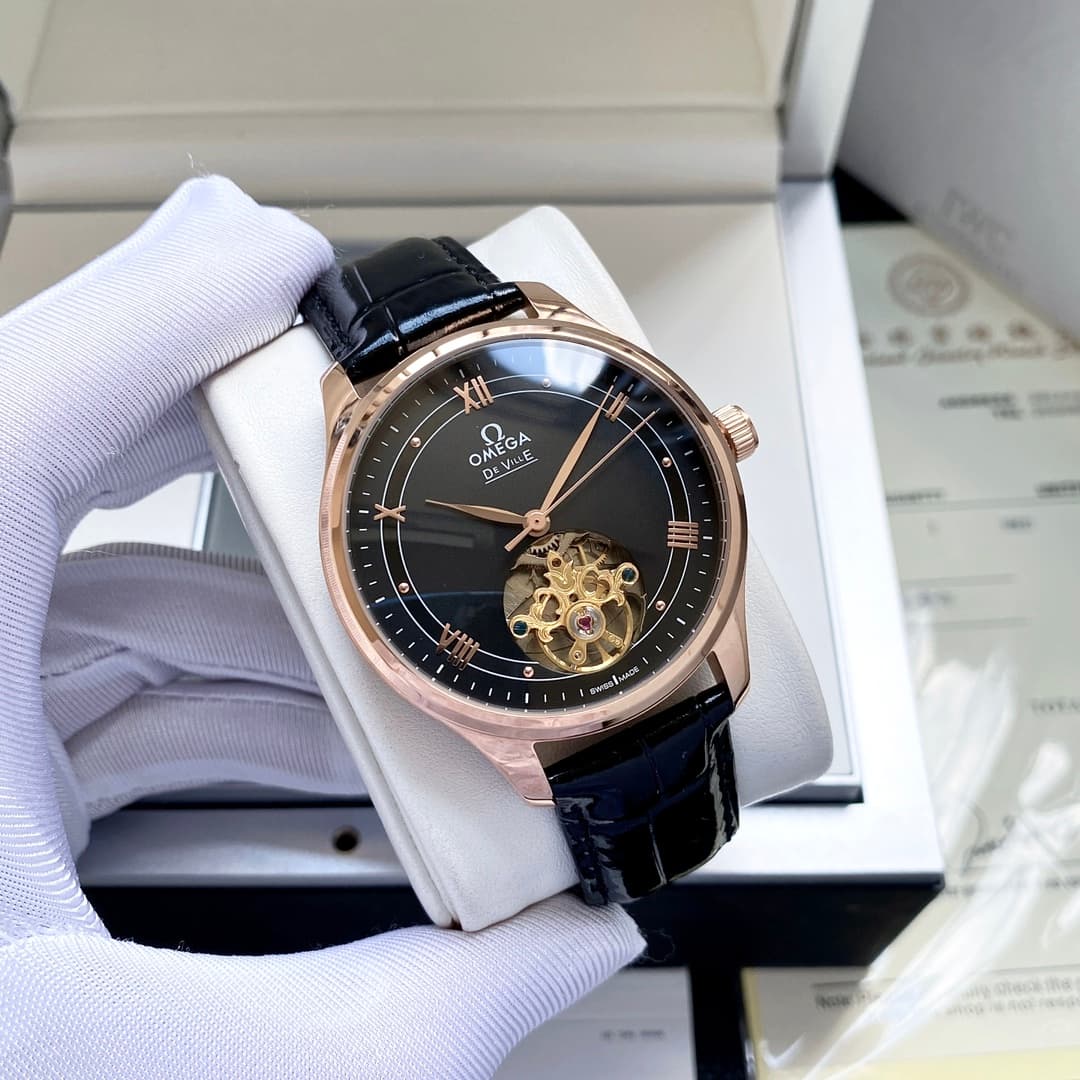 Omega White Watch
