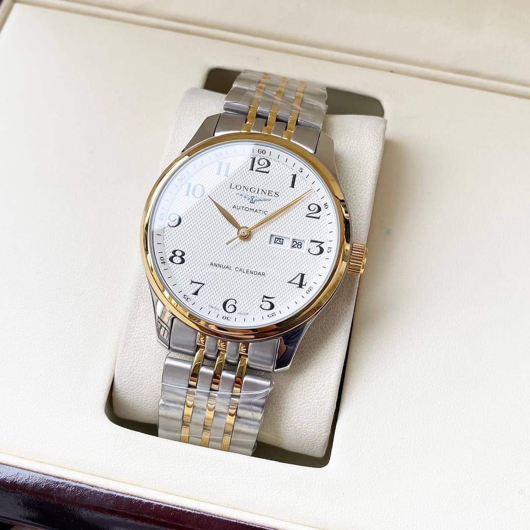 Longines White Watch