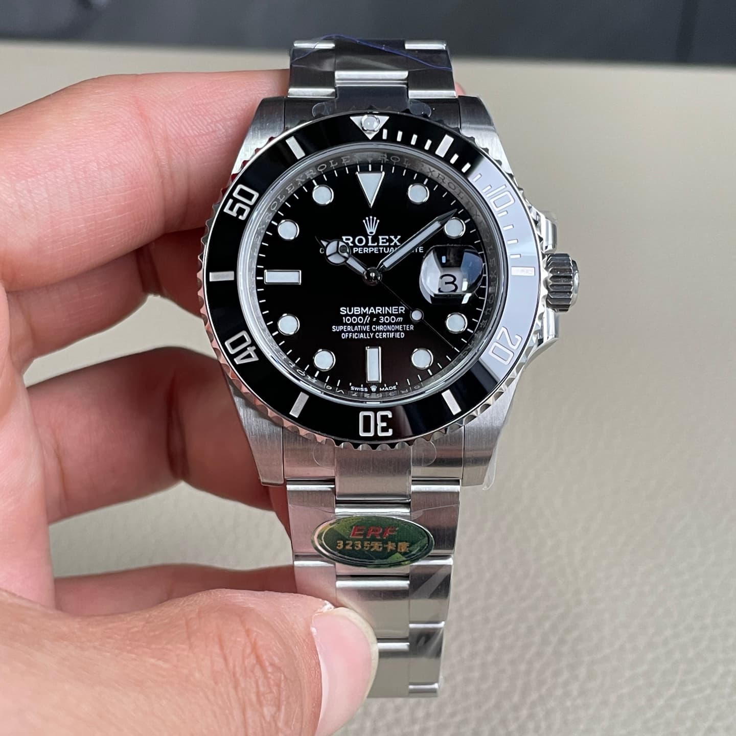 Rolex Blue Watch