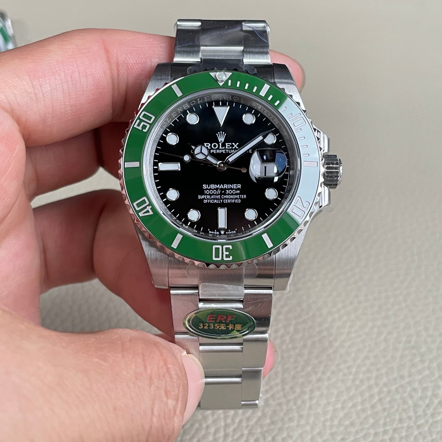 Rolex Blue Watch