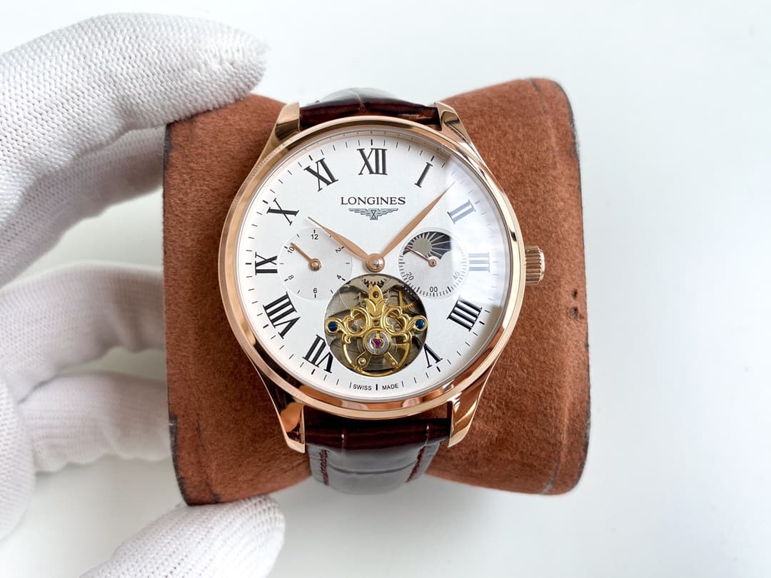Longines White Watch
