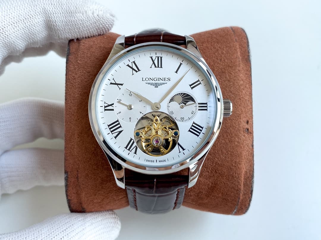 Longines White Watch