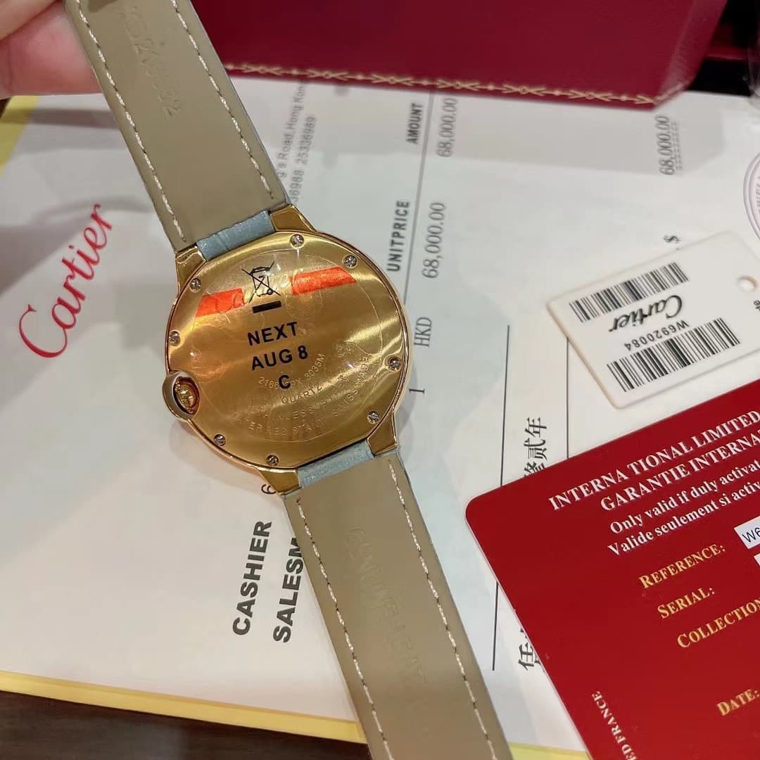 Cartier White Watch