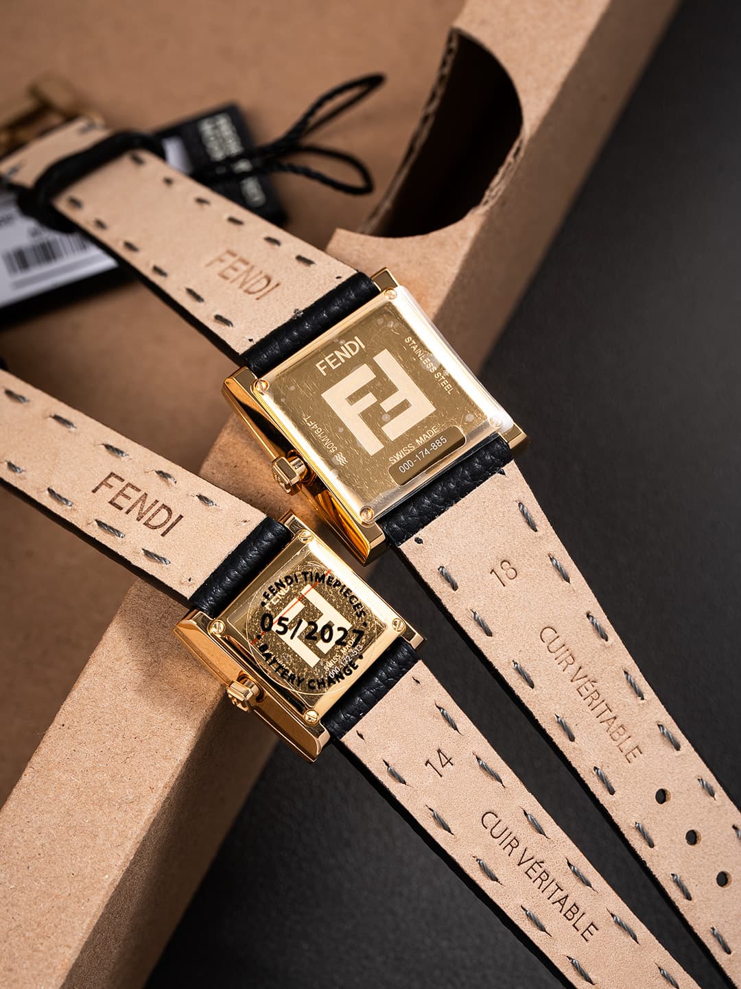 Fendi Gold Mini Watch