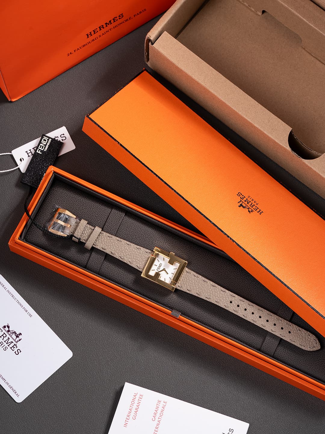 Fendi Gold Mini Watch