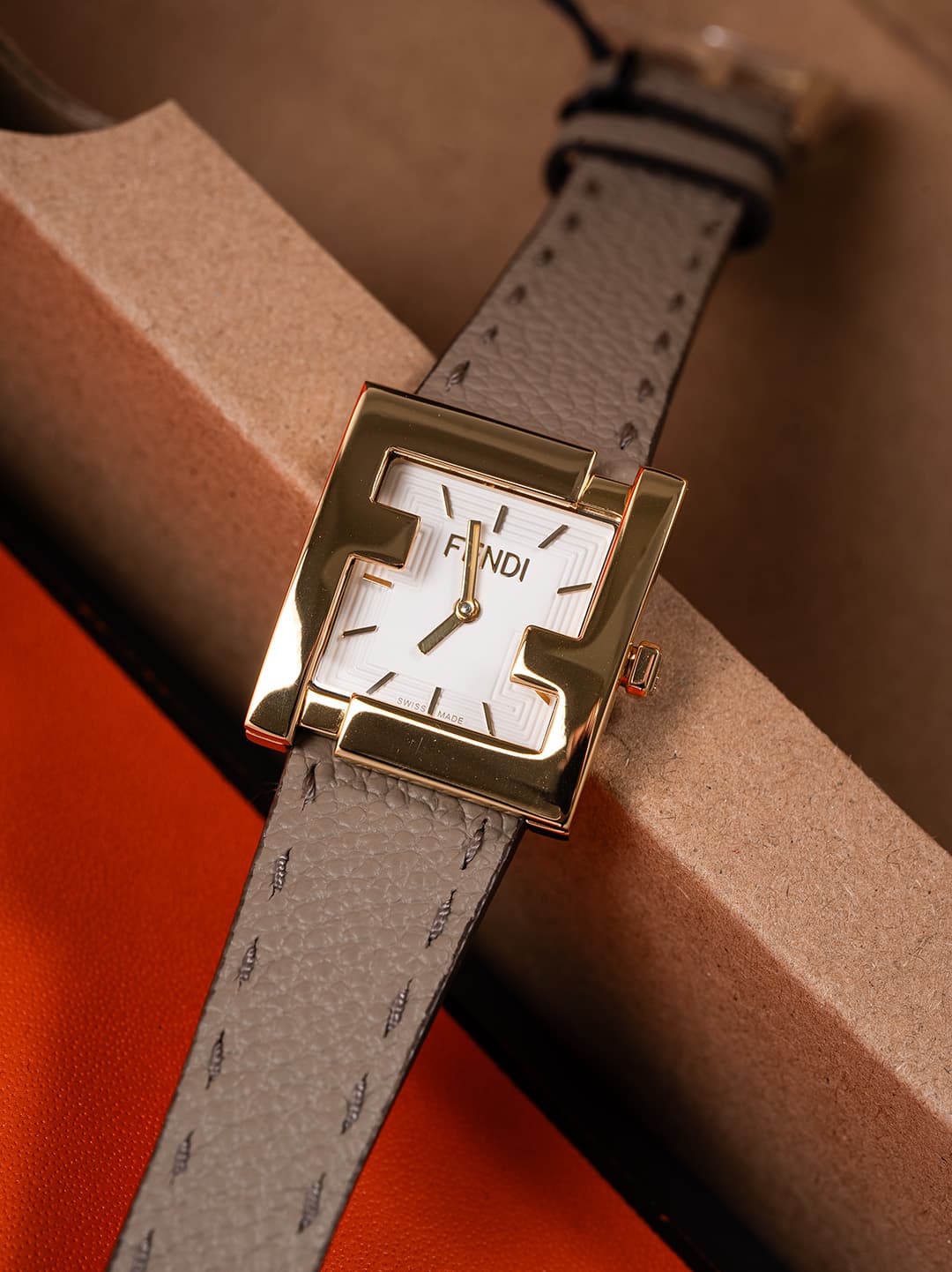Fendi Gold Mini Watch