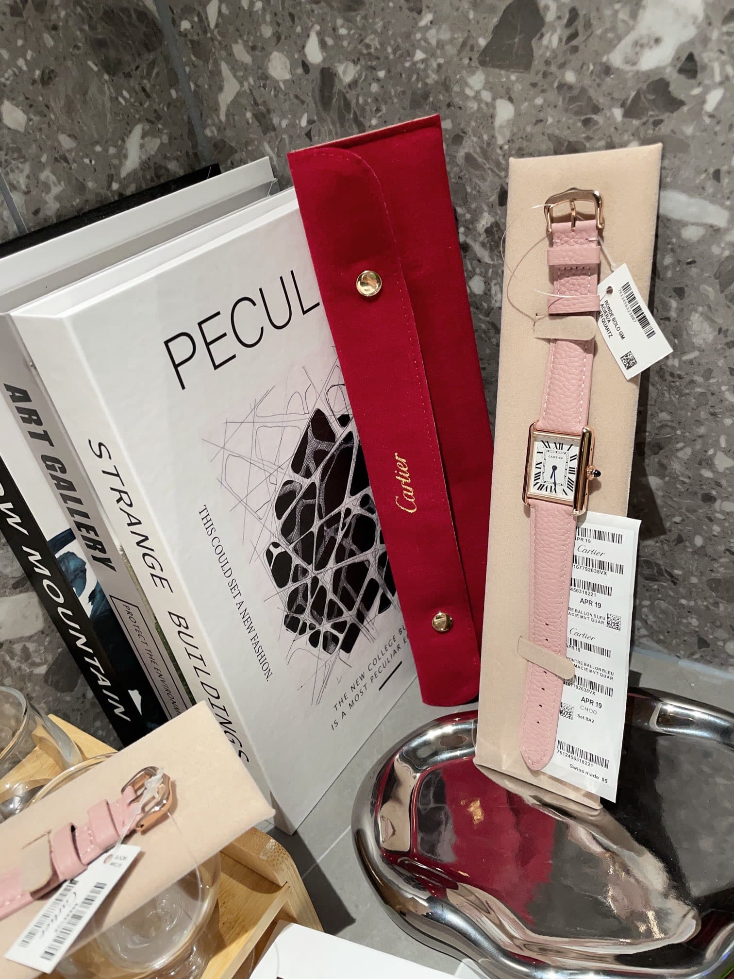 Cartier White Medium Belt