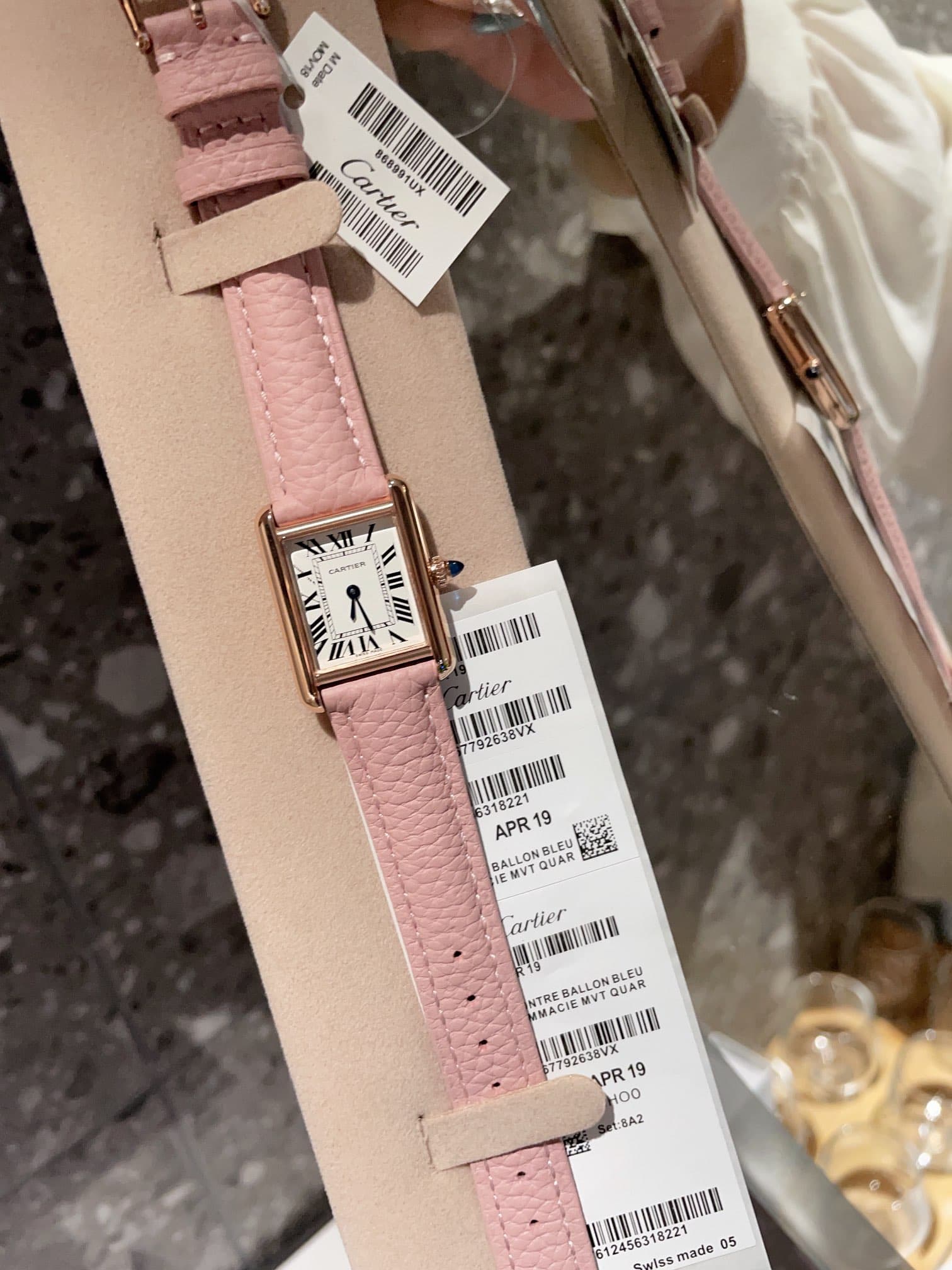 Cartier White Medium Belt