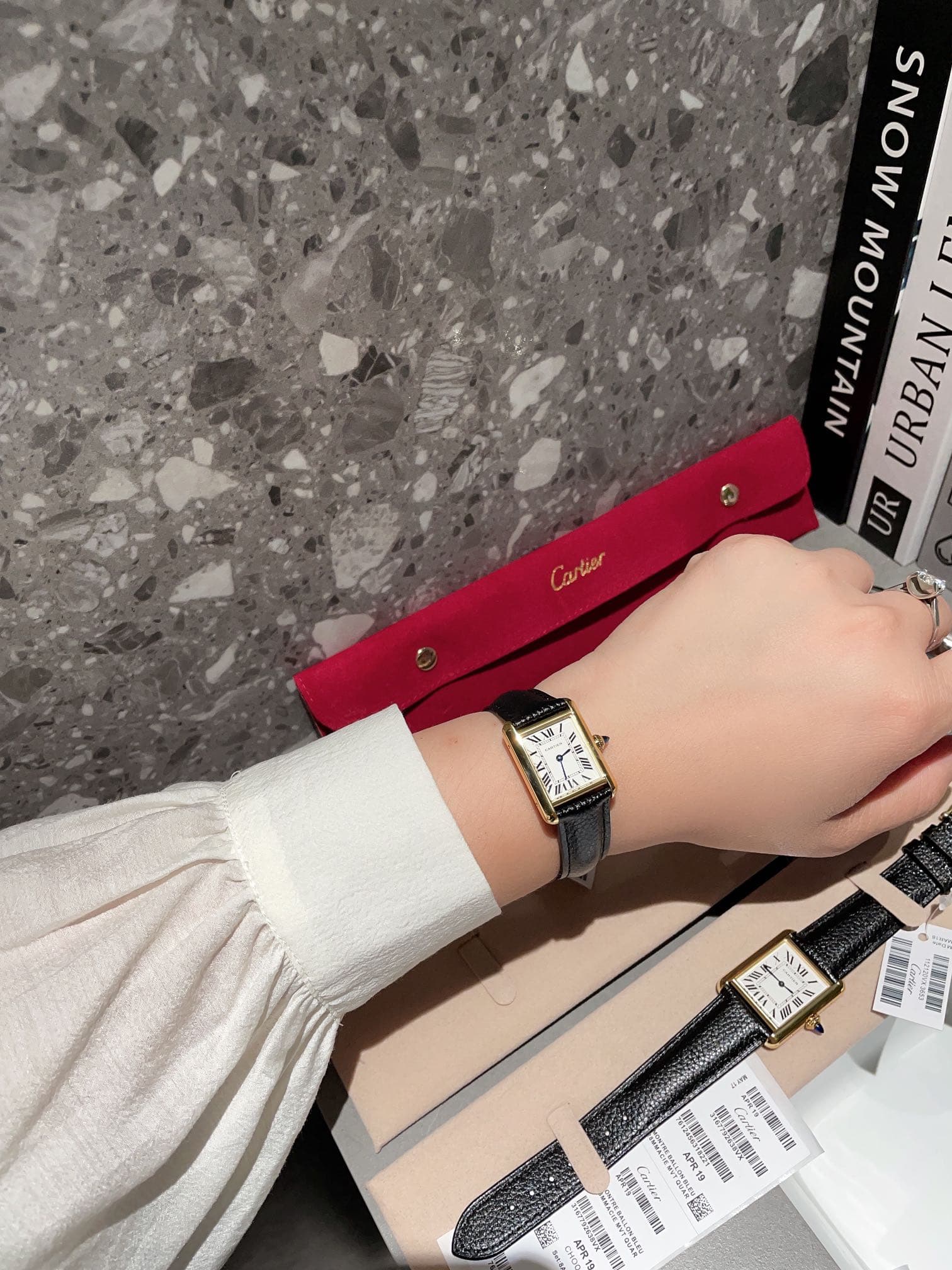 Cartier White Medium Belt